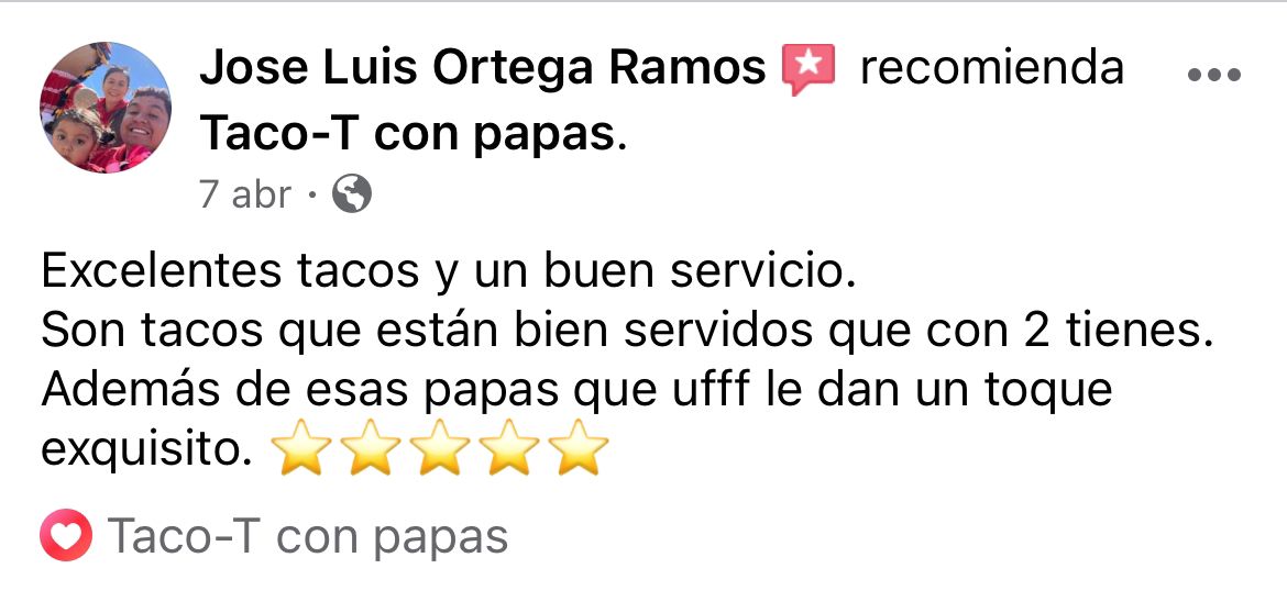 Taco-T con Papas image 6