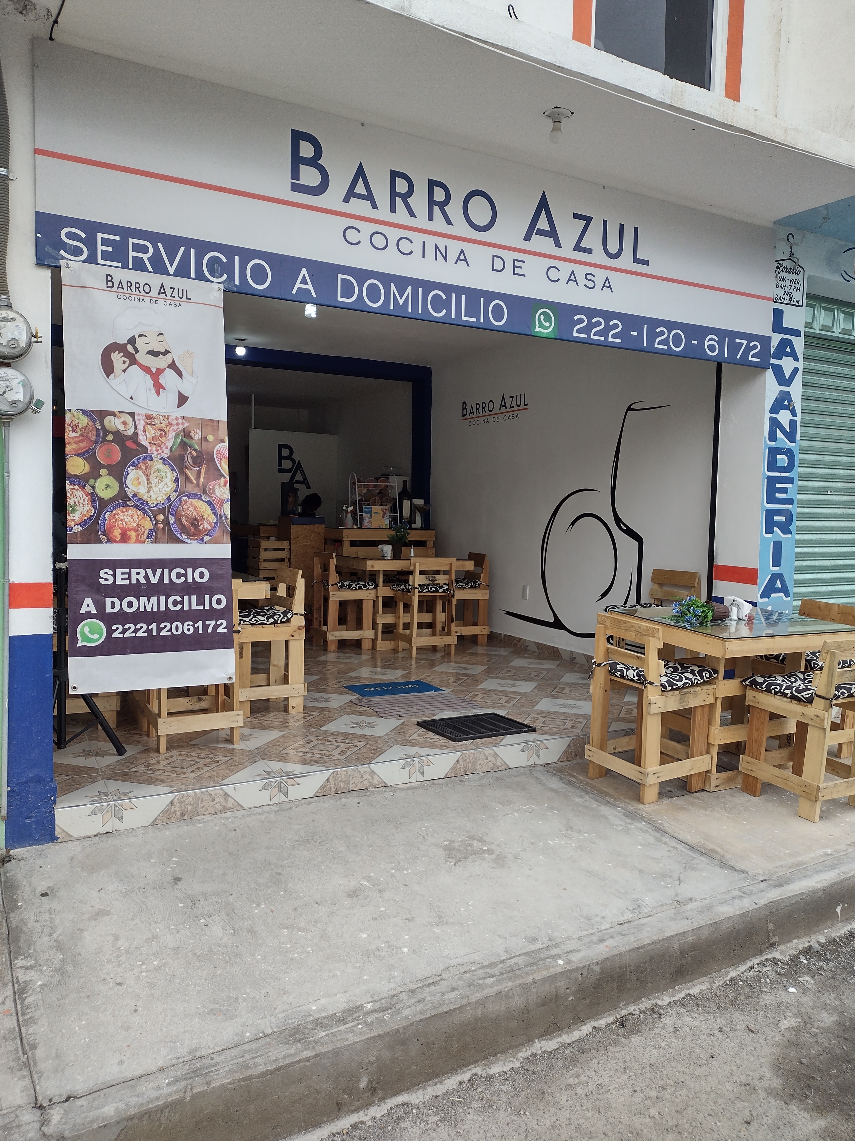 barro azul cocina de casa image 1