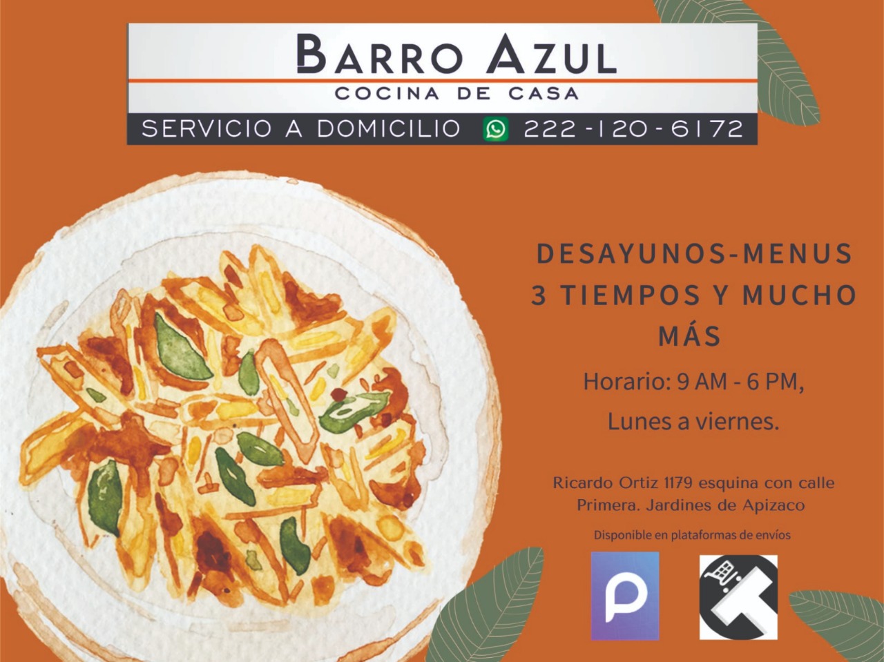 barro azul cocina de casa image 6