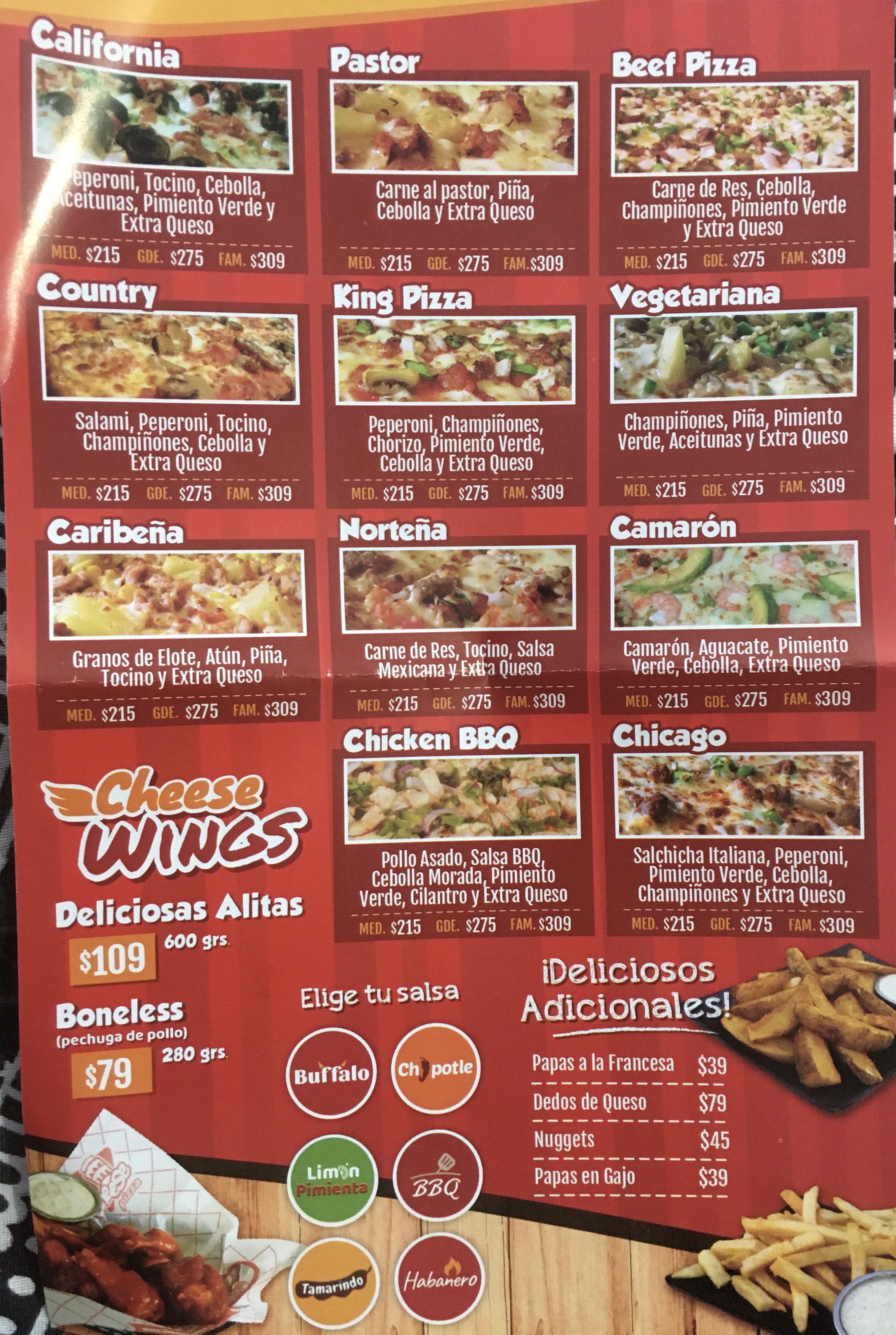 Cheese pizza pabellón image 6