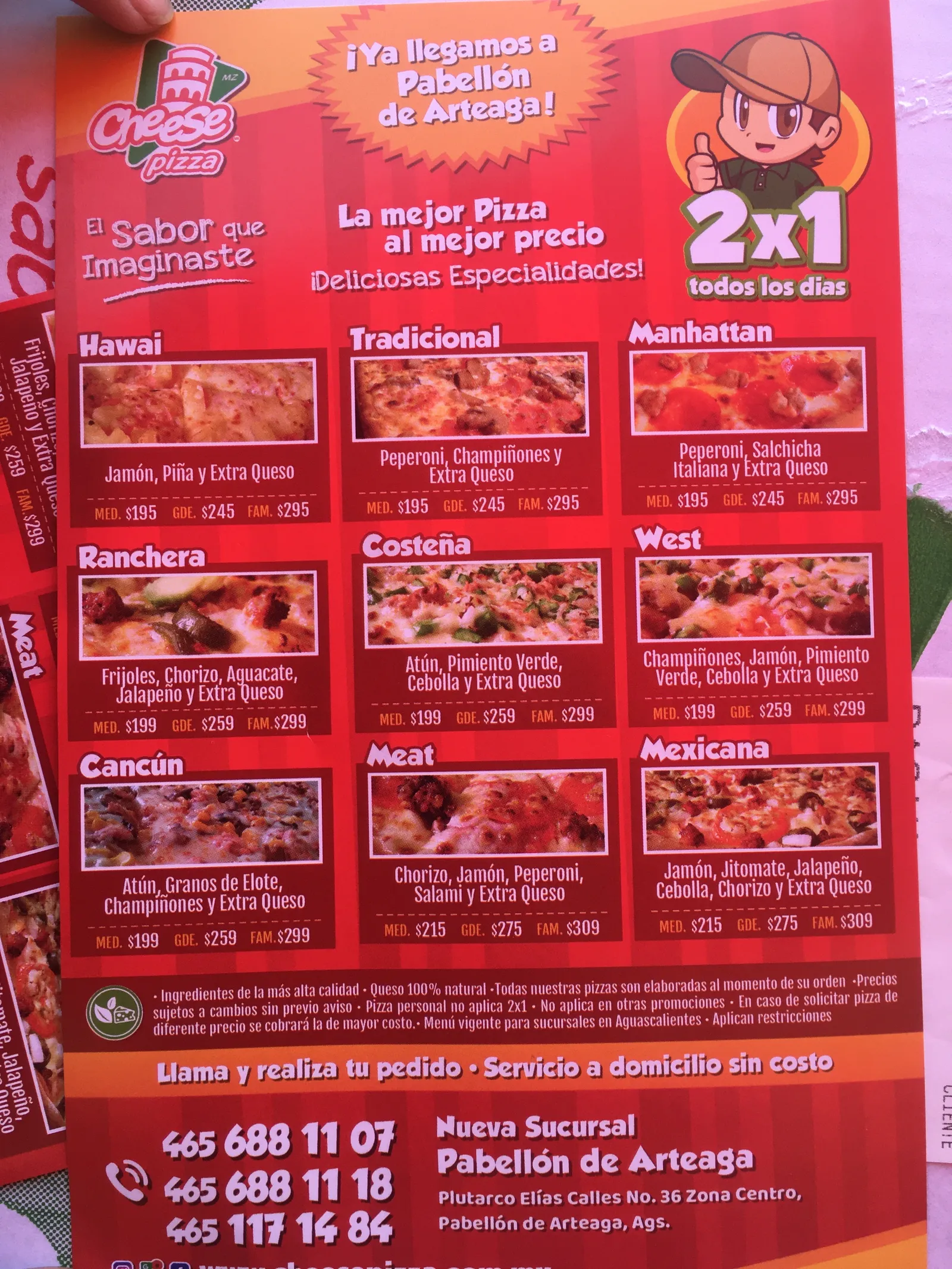 Cheese pizza pabellón image 8