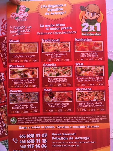 Cheese pizza pabellón image 8