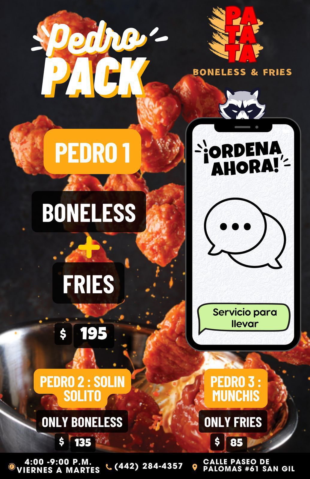 Pa•ta•ta Boneless & Fries image 6