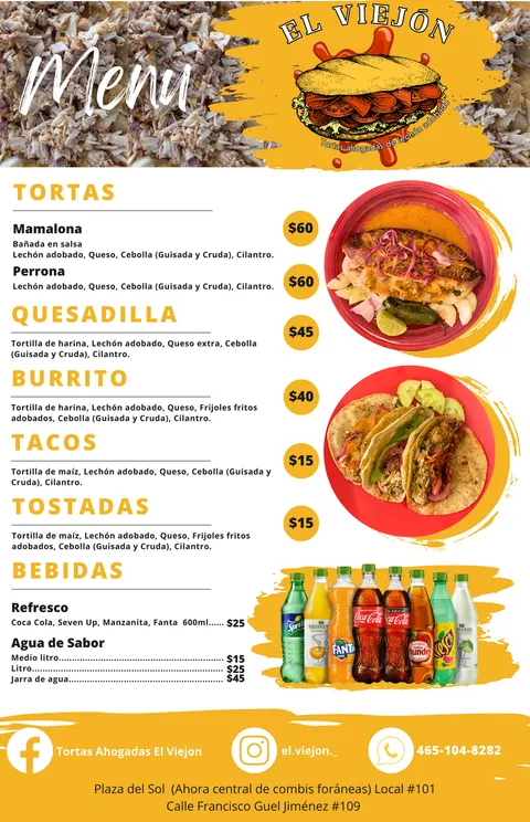 El Viejón Tortas Ahogadas de Lechón Adobado image 4