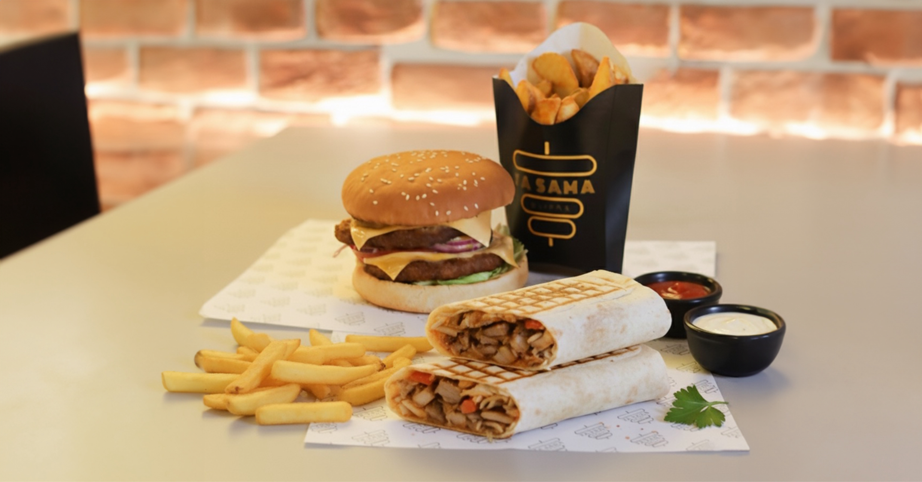 TA SAMA ШАУРМА ( Шаурма, кебаб, бургери, картопля фрі, нагетси, заклад швидкого харчування) image 2