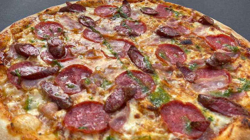 4 Cheese Pizza & Croissants image 2