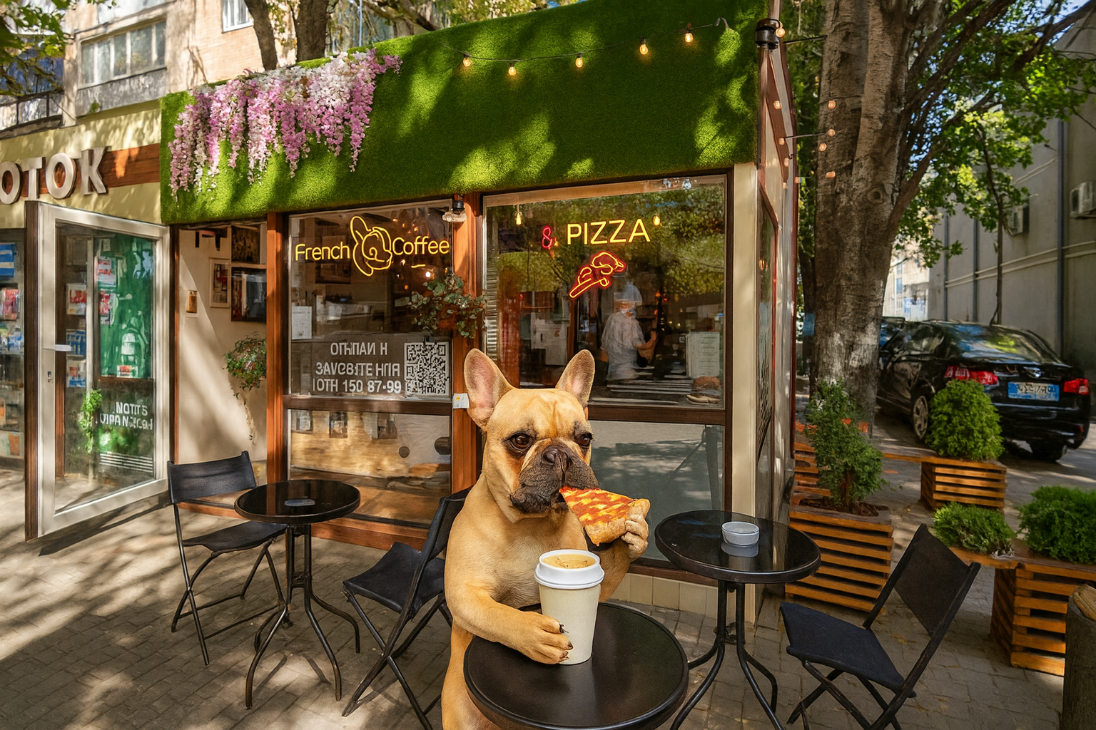 French Coffee & Pizza image 3