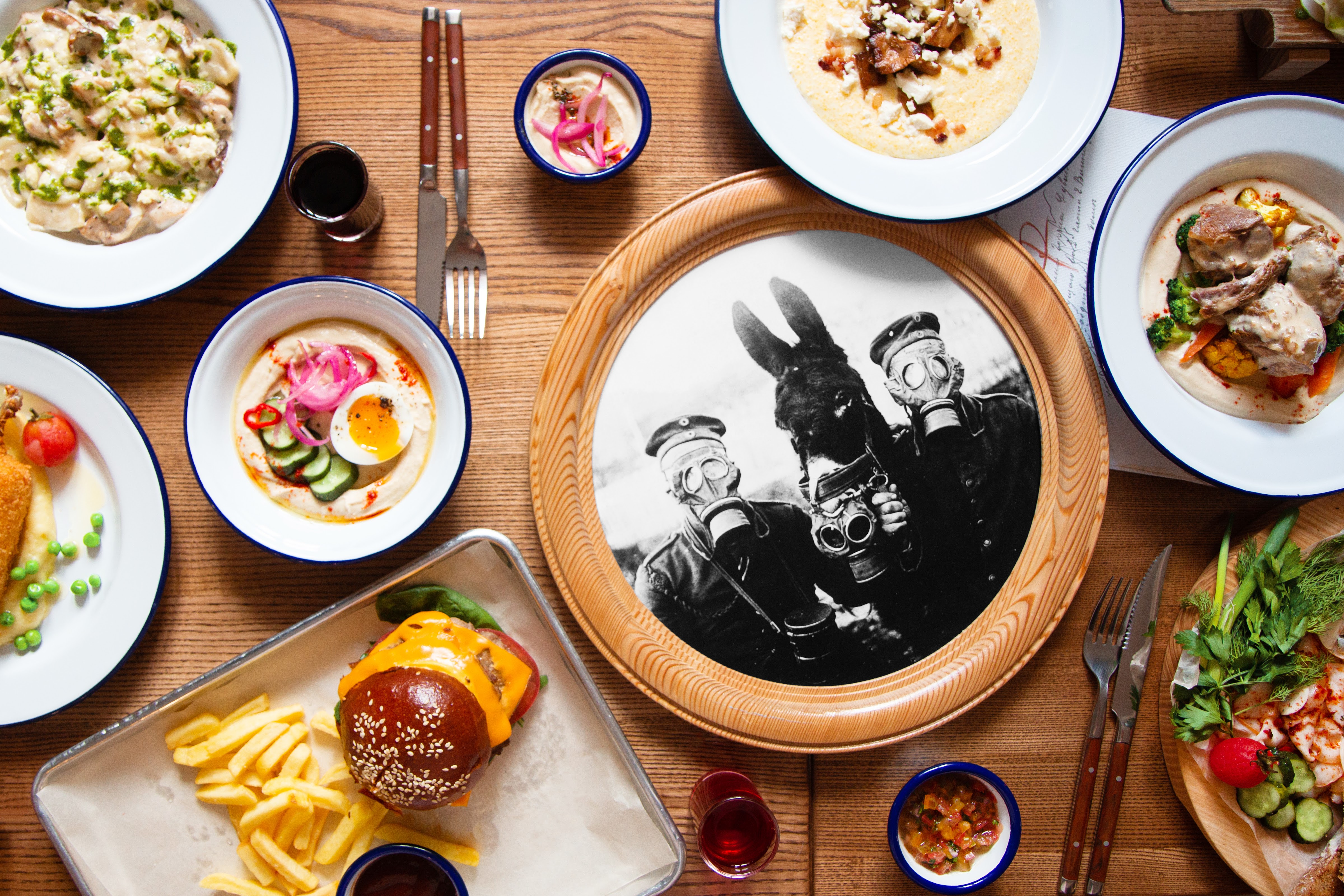 Horse in gas mask image 2