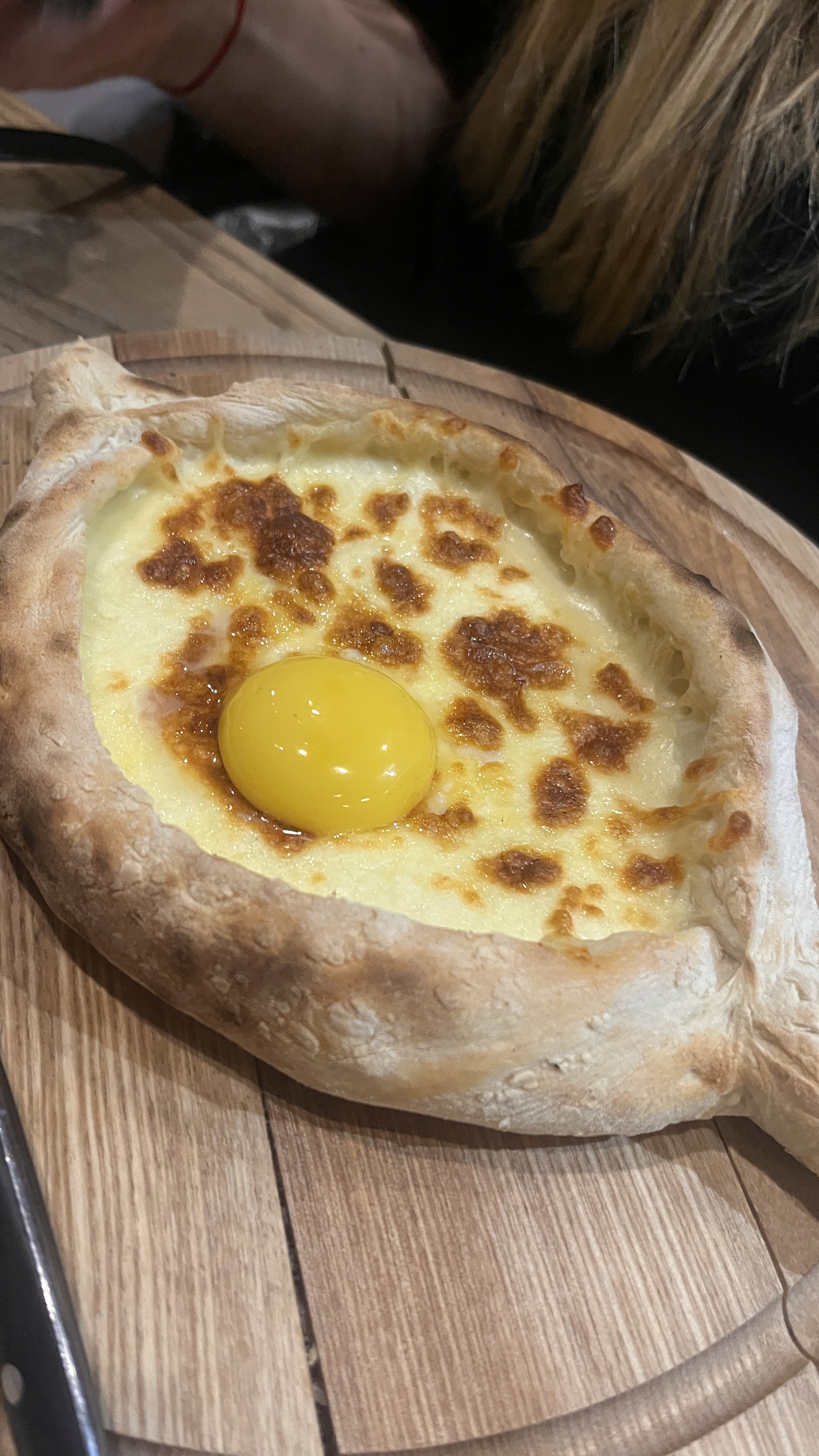 Khachapuri and wine image 14
