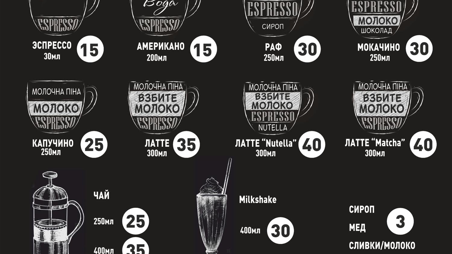 Pirojenko menu 2