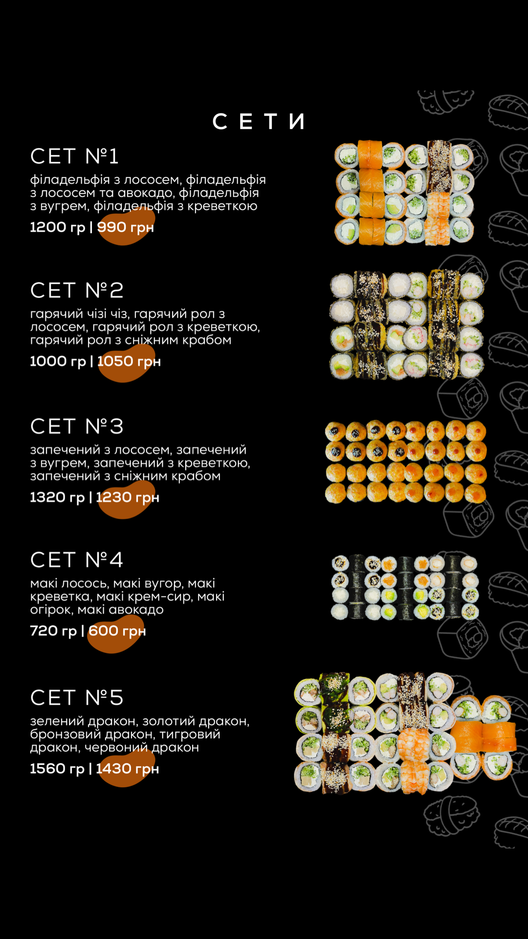 Kafe Try Koty Sushi Pitstsa menu 5