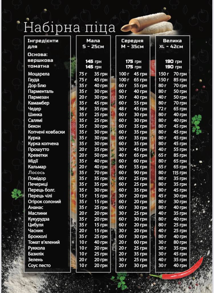 Divine Pizza menu 10