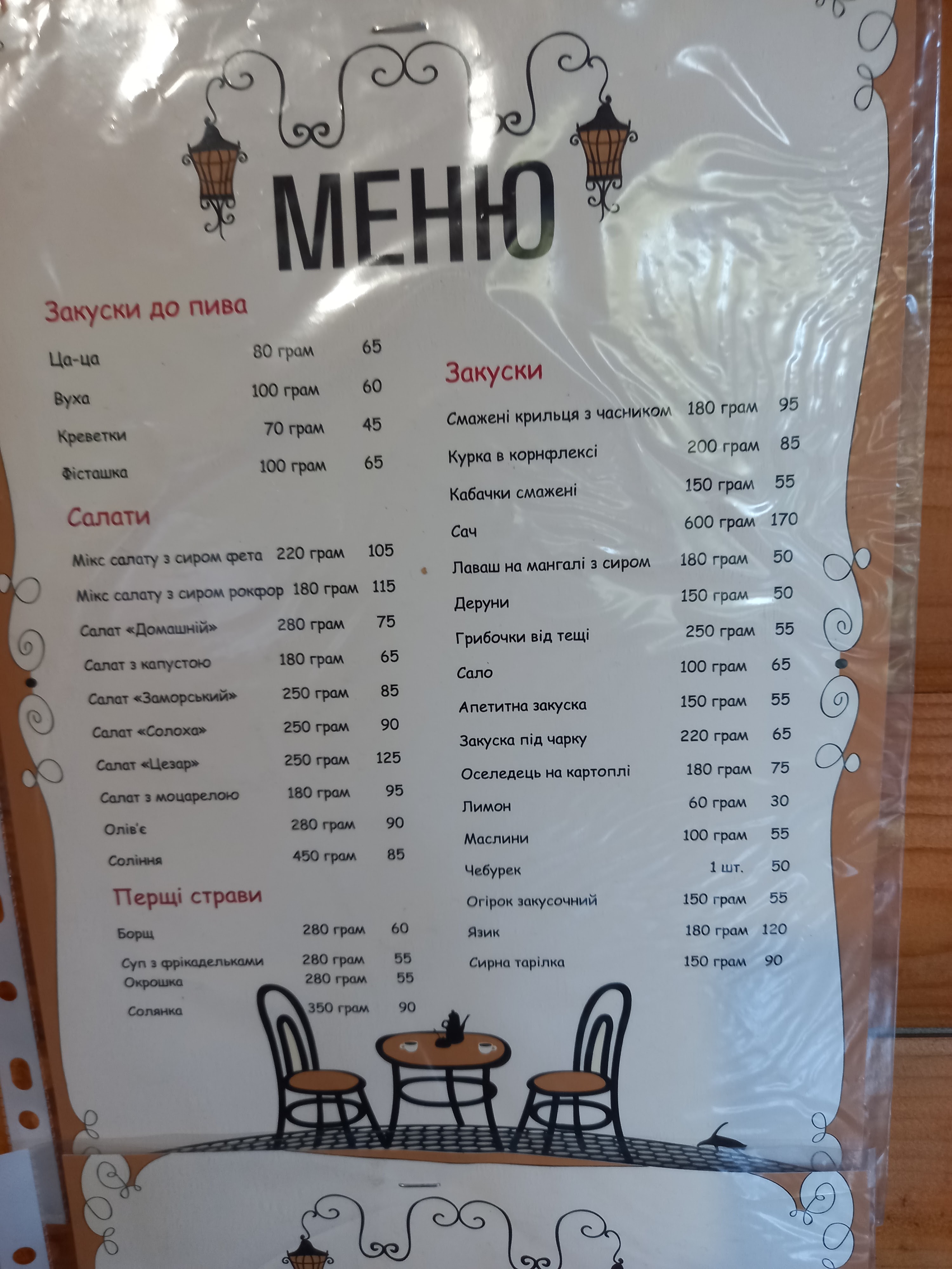 Taverna Zhyttya Vdalosya menu 5