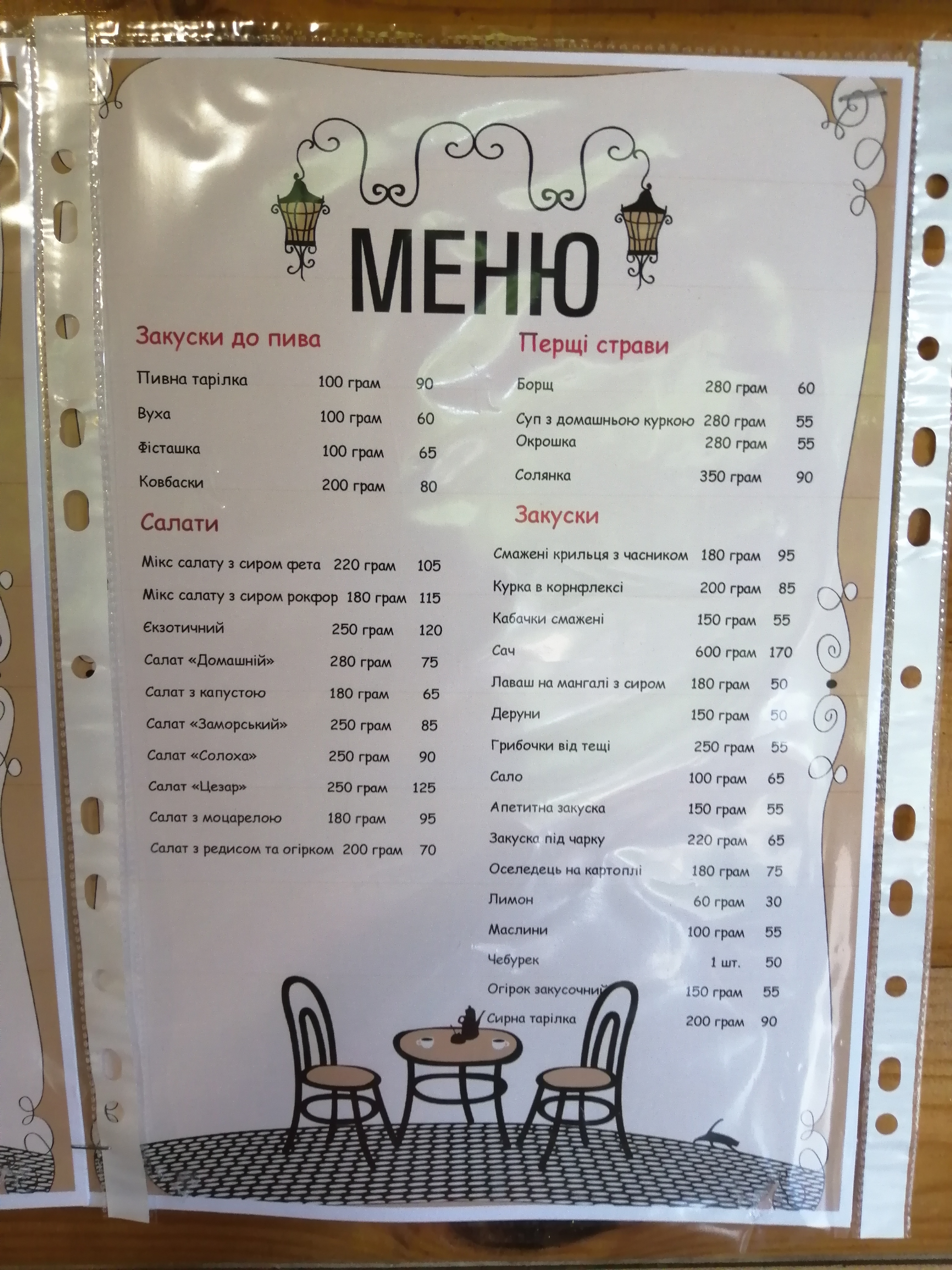 Taverna Zhyttya Vdalosya menu 7