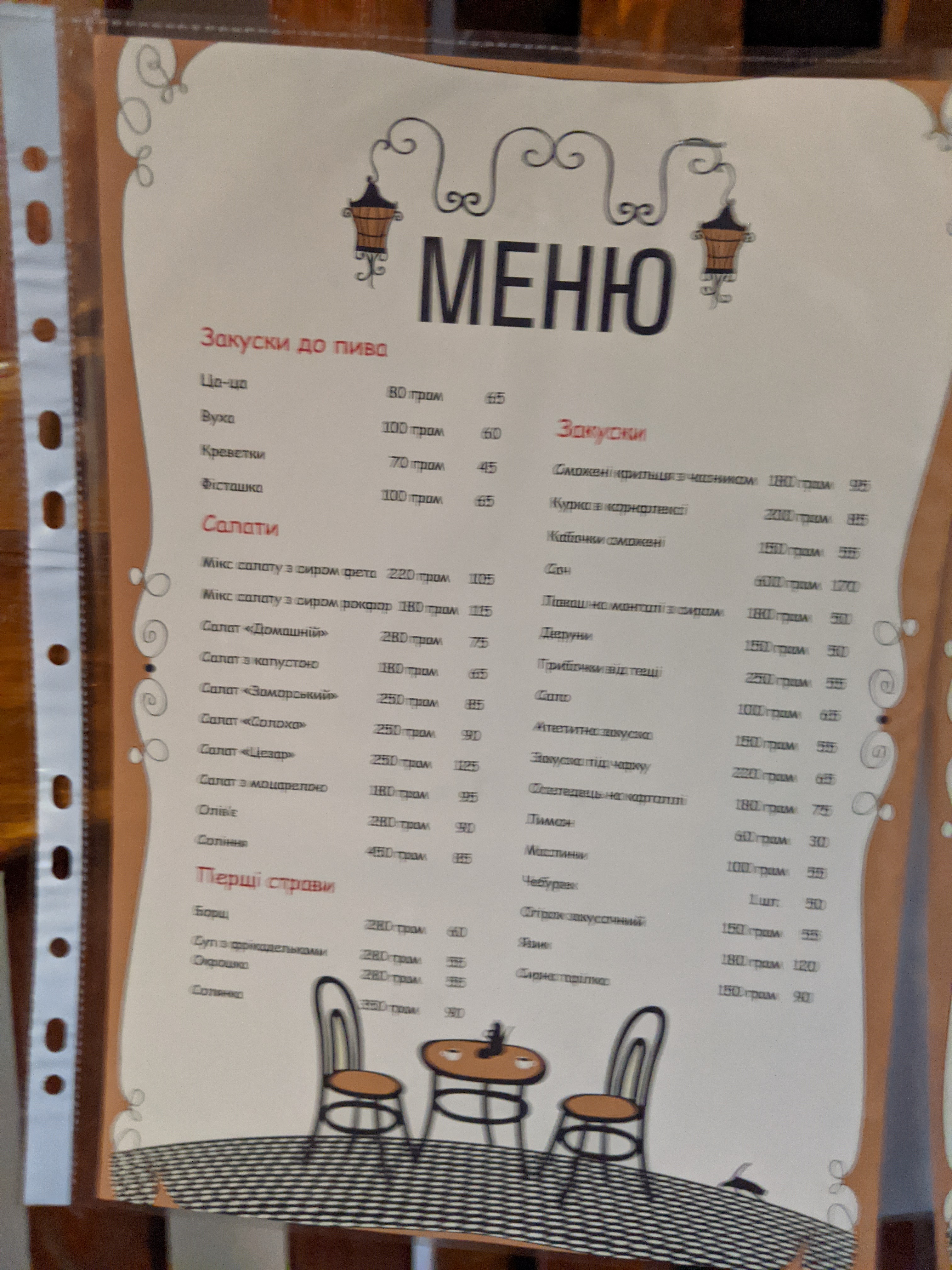 Taverna Zhyttya Vdalosya menu 10