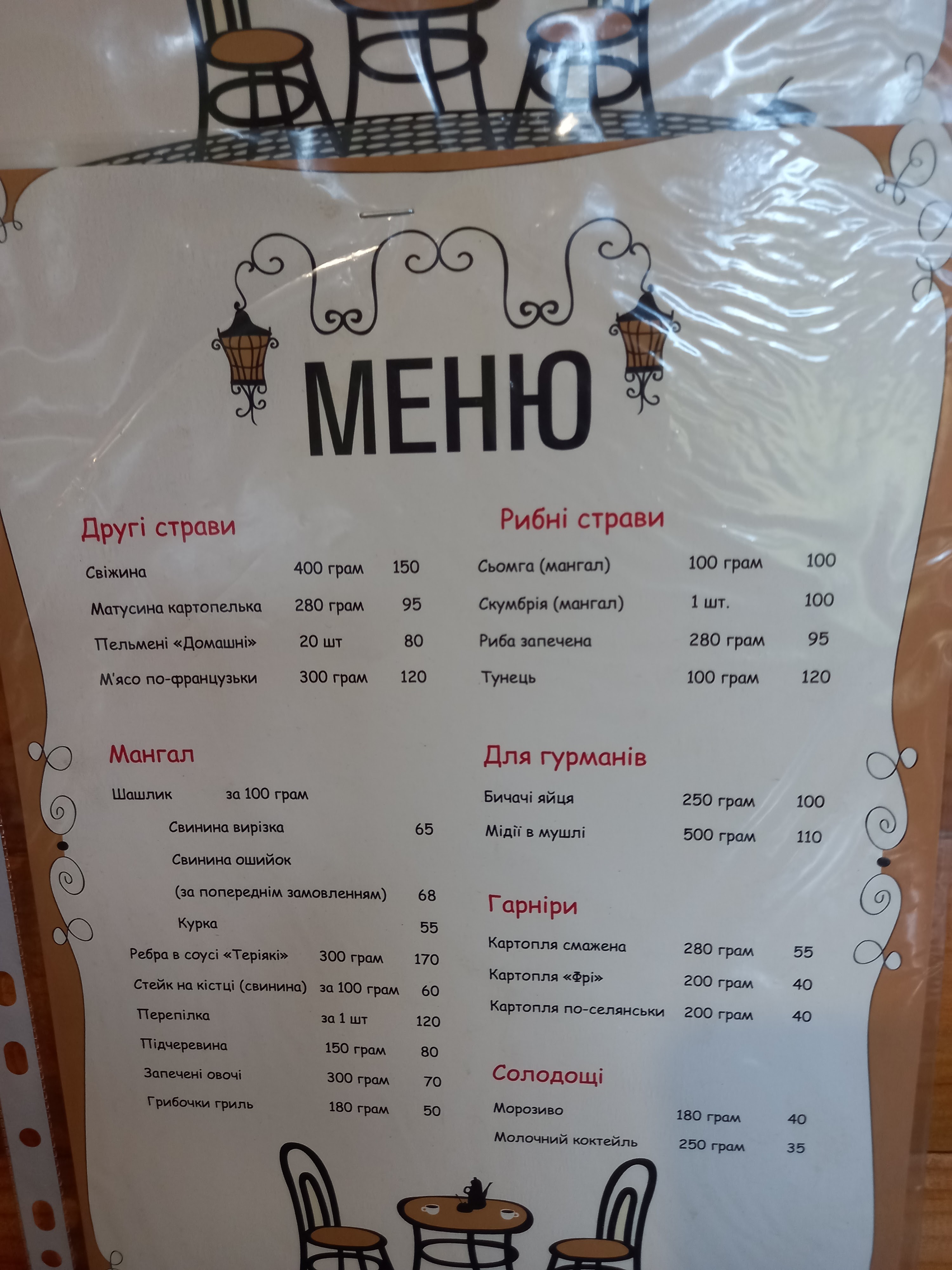Taverna Zhyttya Vdalosya menu 12
