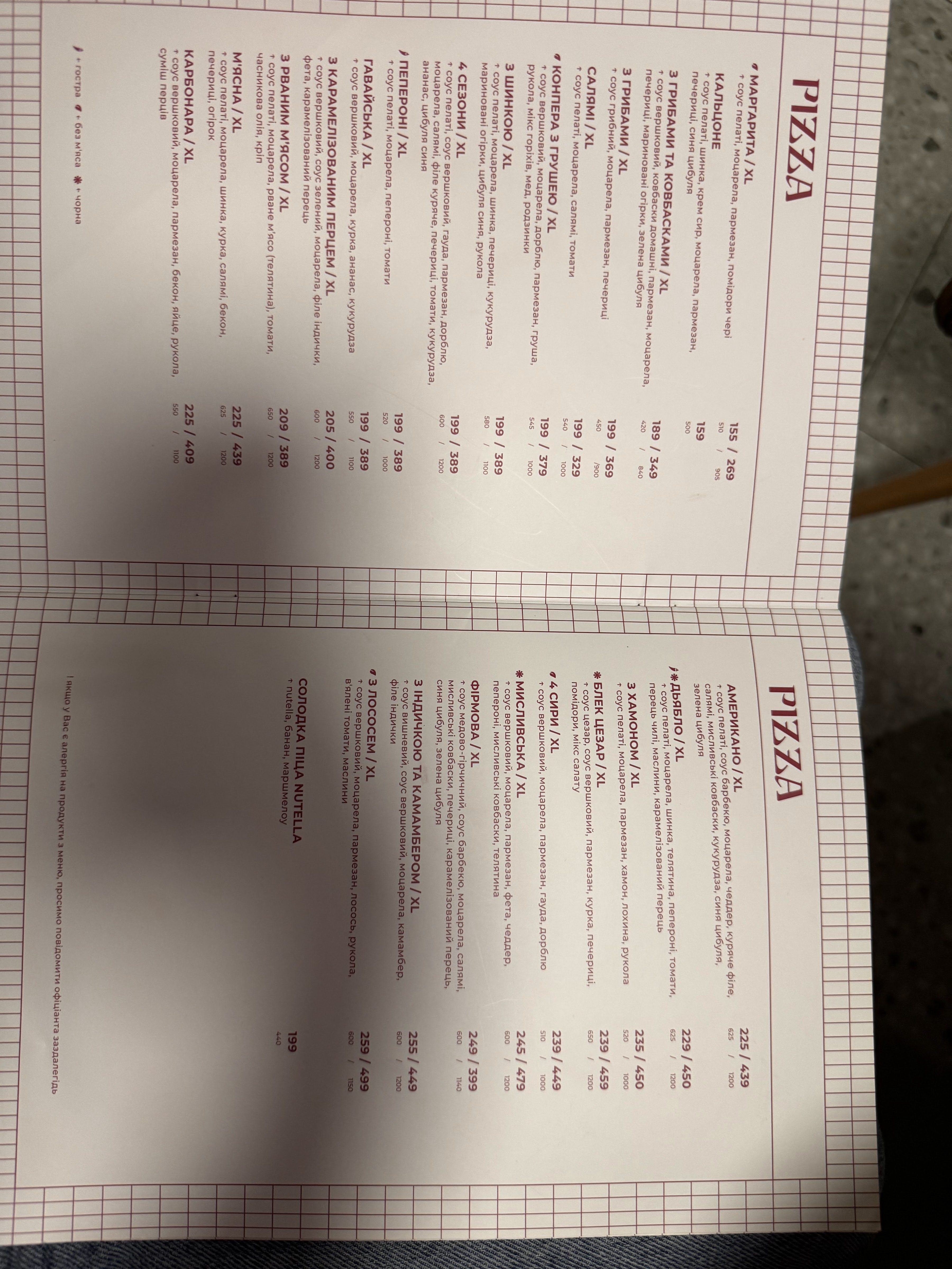 Berry Bar ( Кафе) Бері Бар ресторан піцерія на вул. Княгині Ольги menu 1