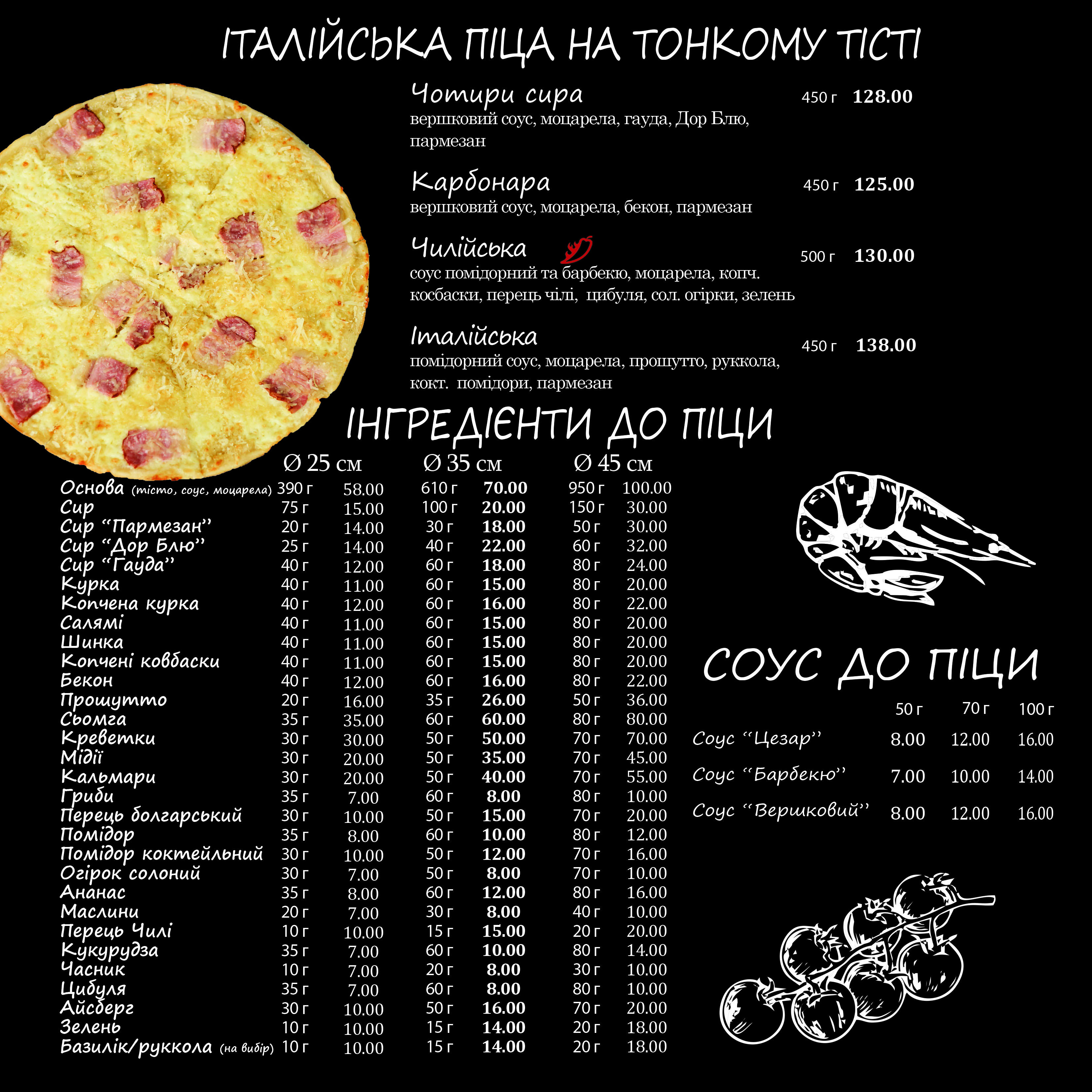 Margarita menu 11