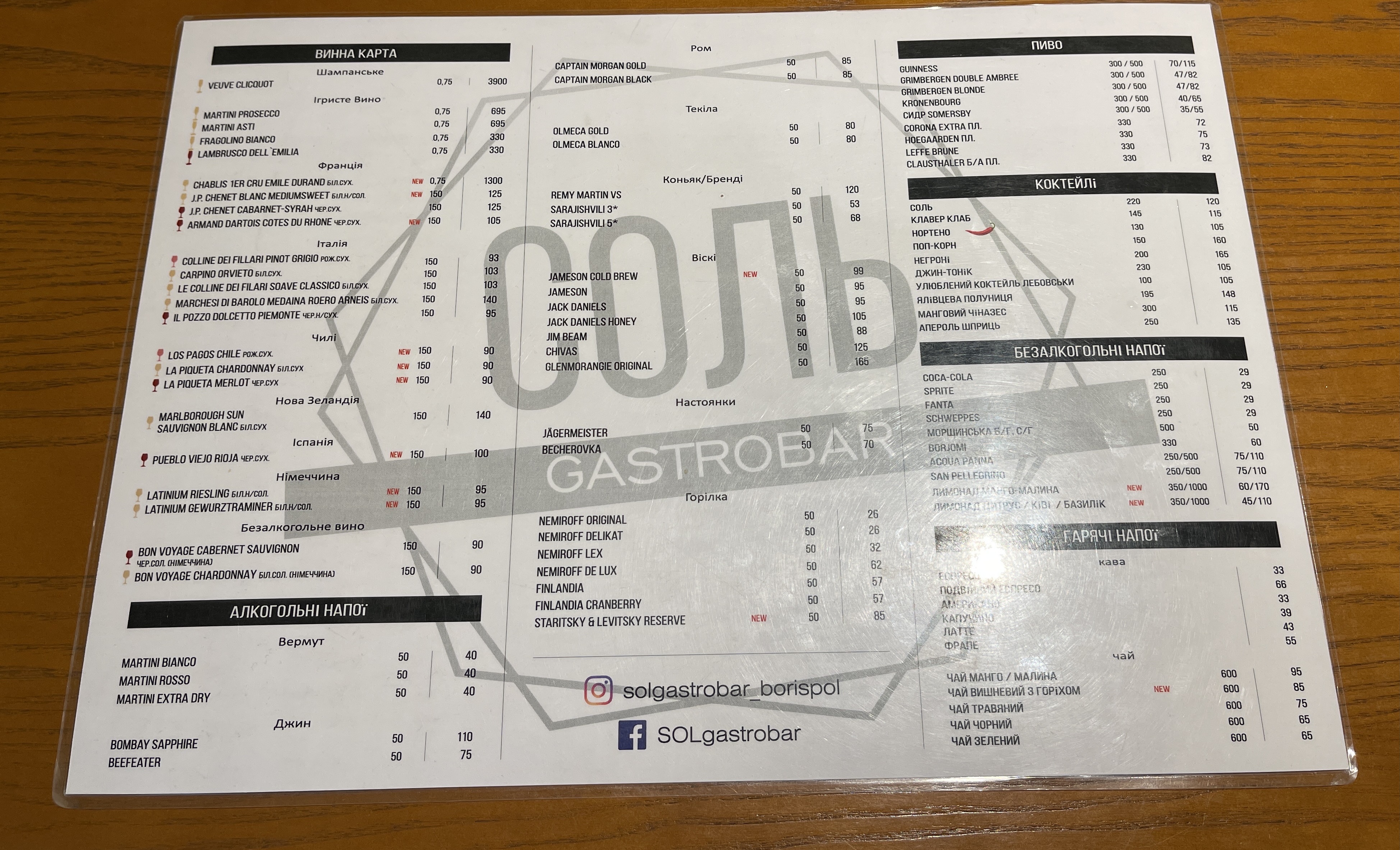 Сіль GastroBar menu 3