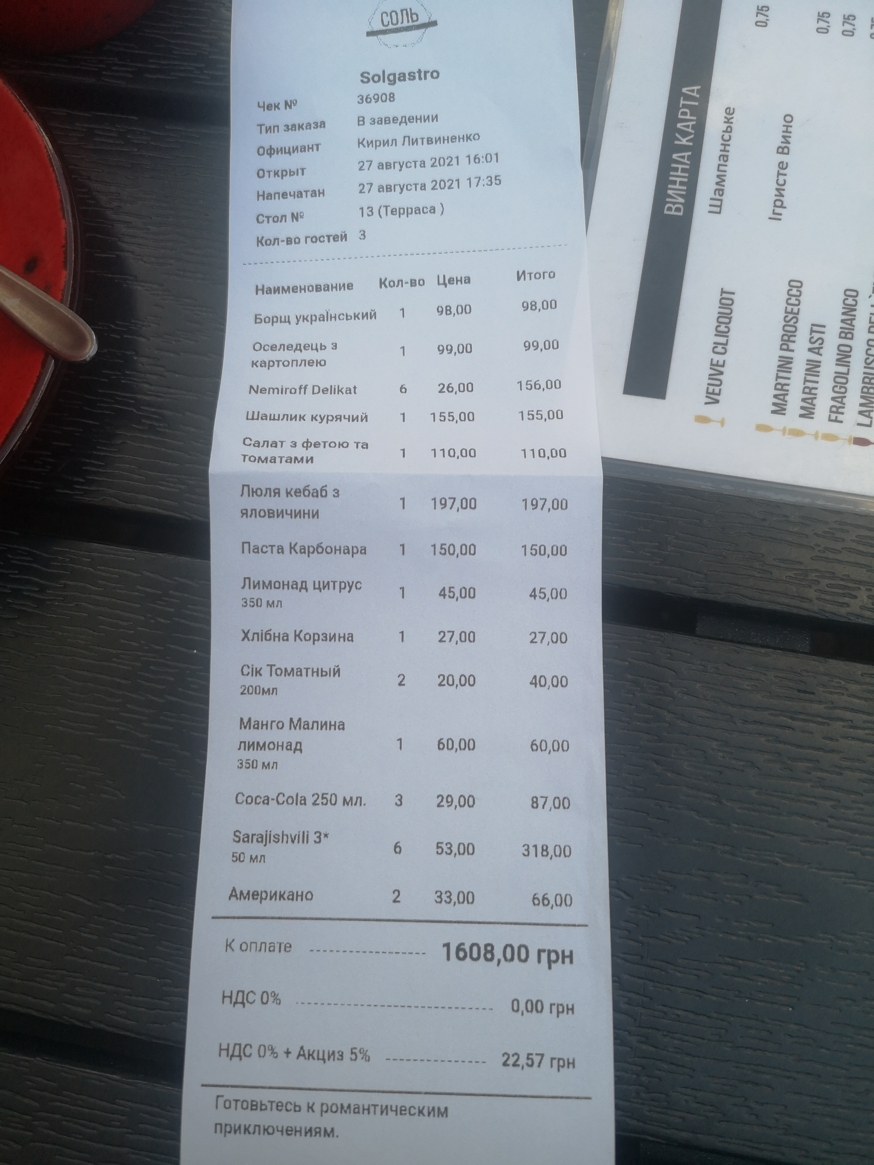 Сіль GastroBar menu 9