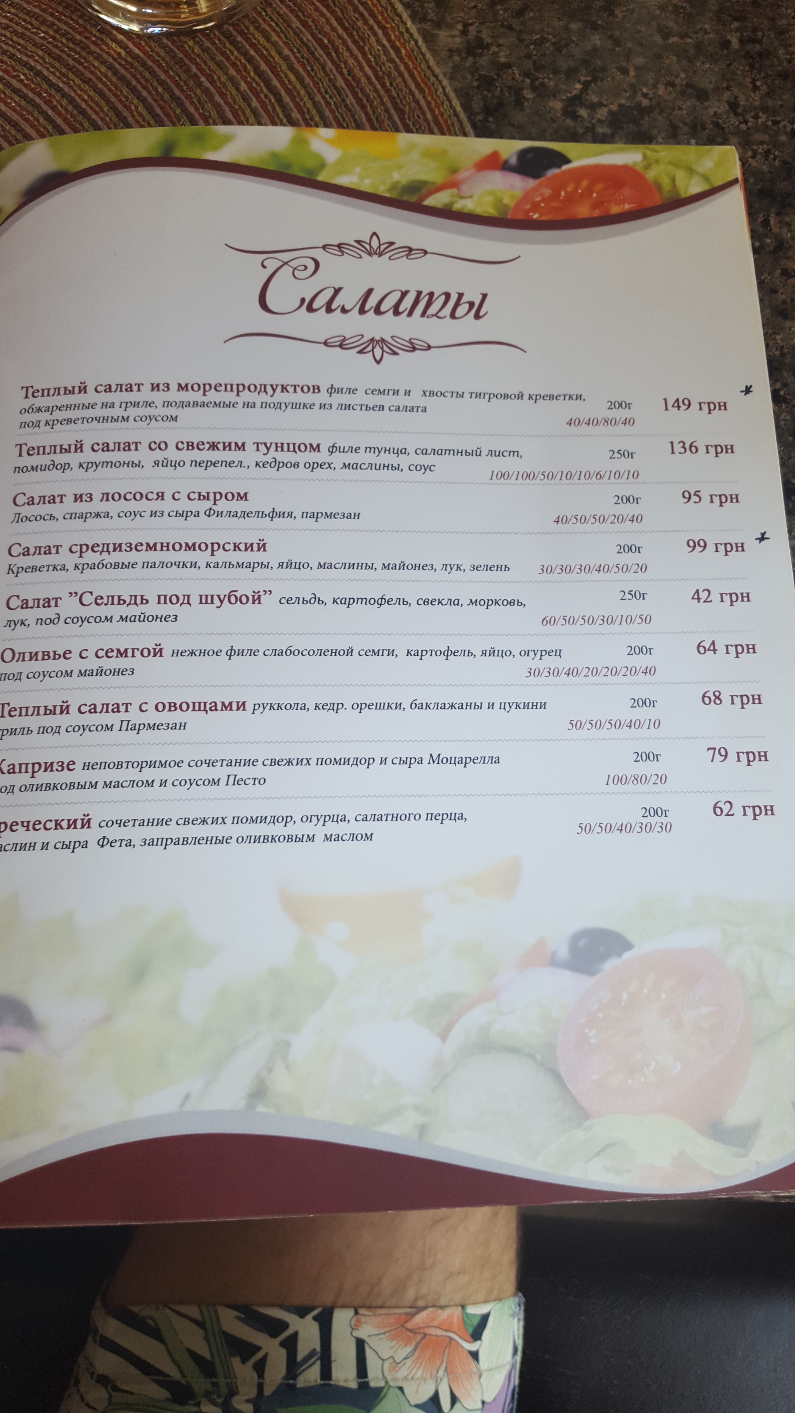Кафе "Bacca Rossa" menu 12