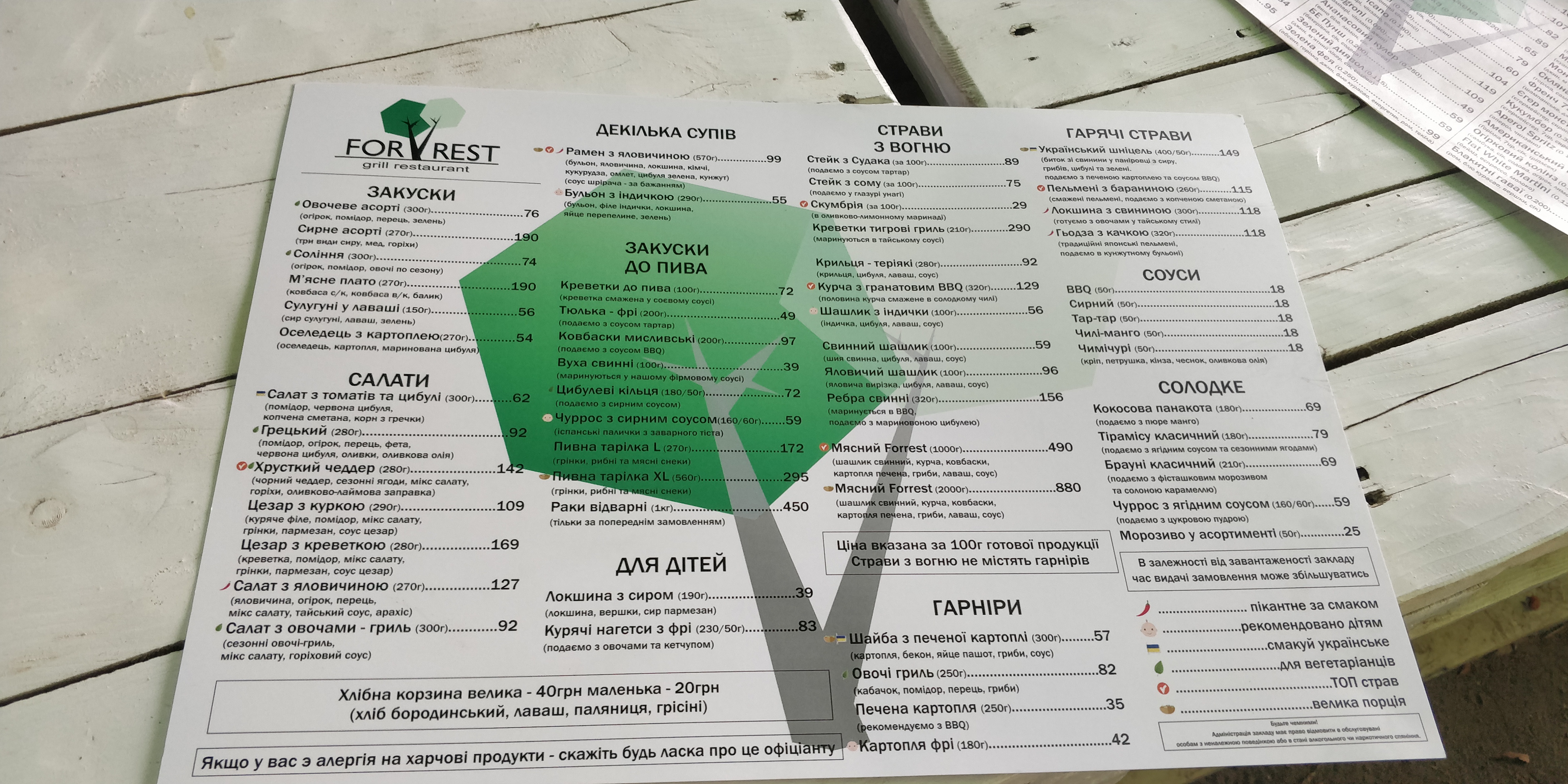 Izumrud-2 menu 2