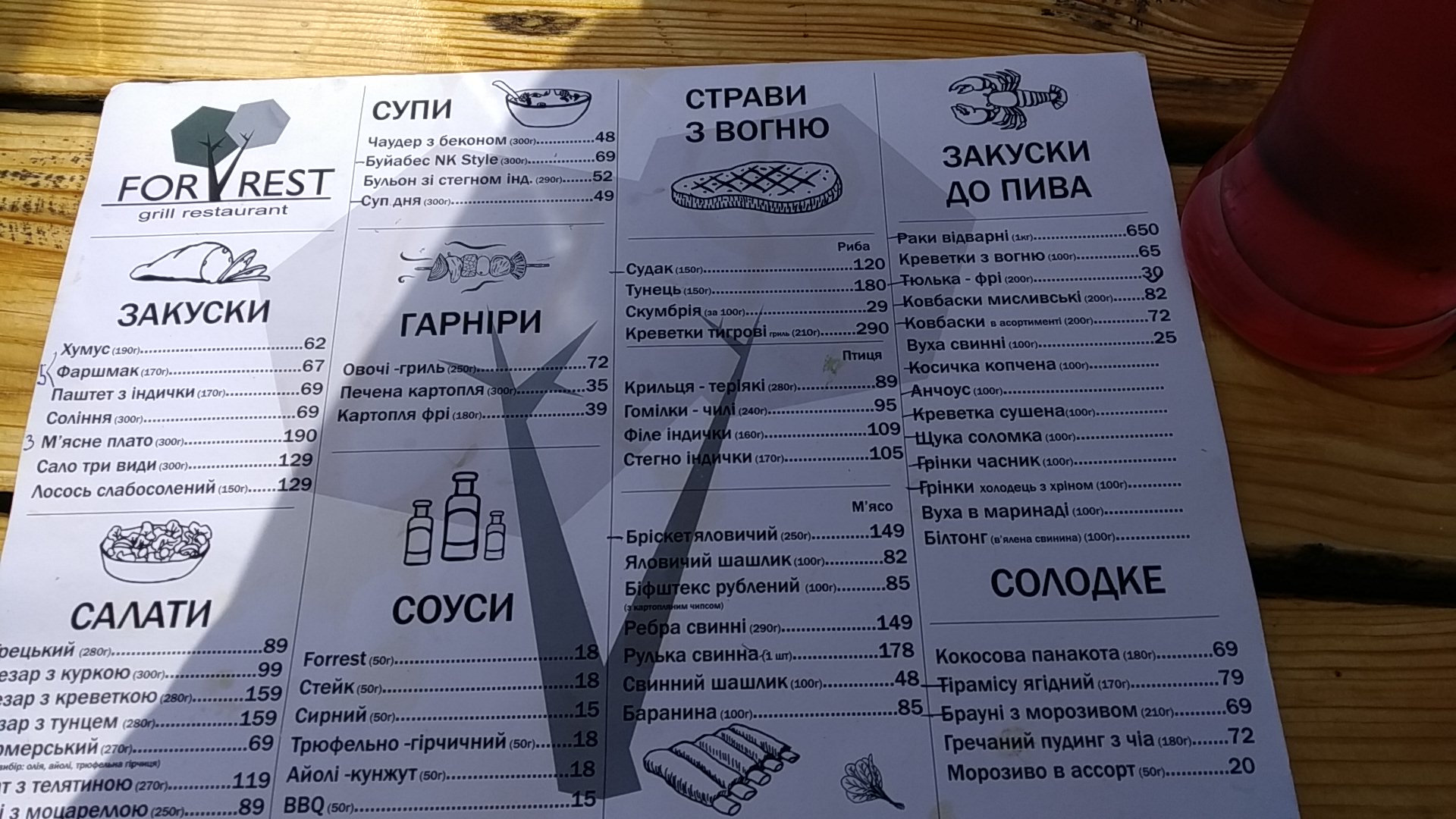 Izumrud-2 menu 4