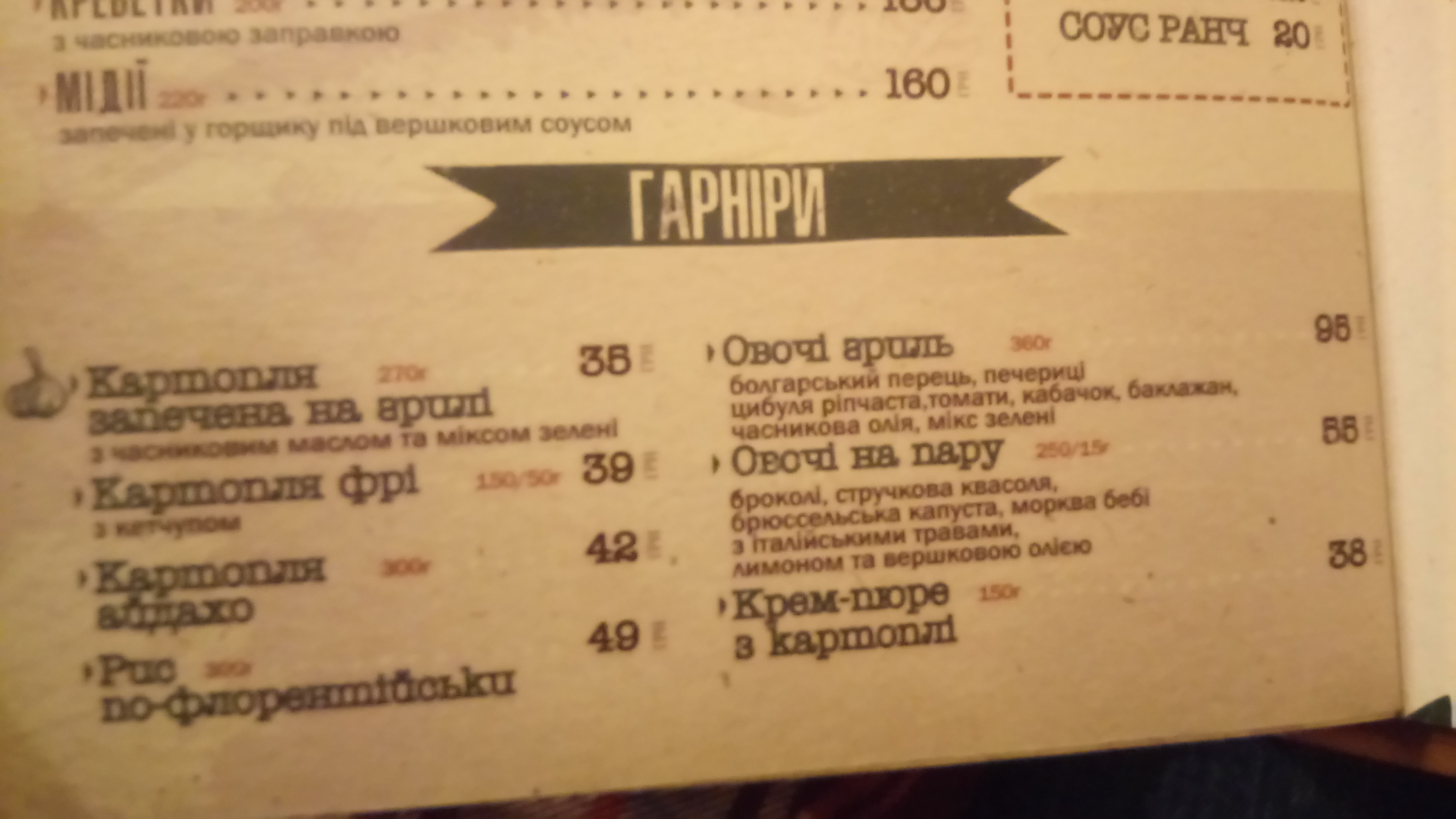 Santorini menu 10