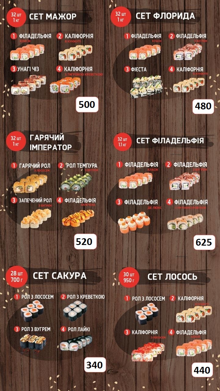 Суши & Пицца gastro menu 5
