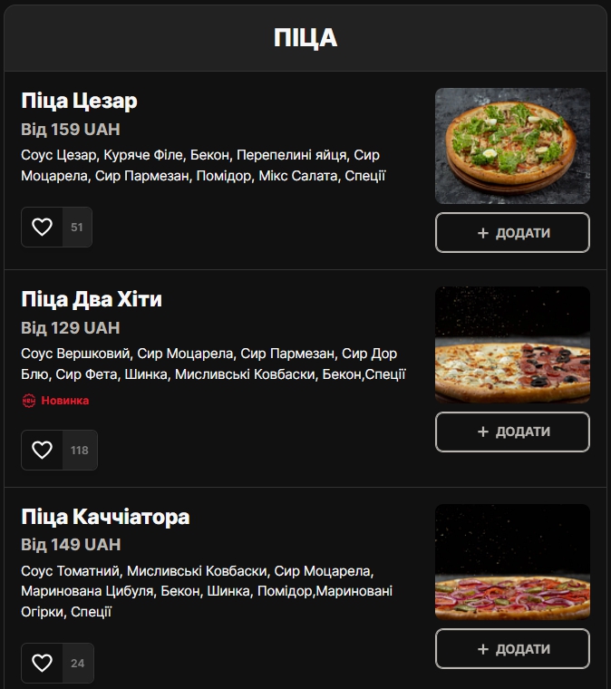 Pizza & Sushi Express Новомосковськ menu 1