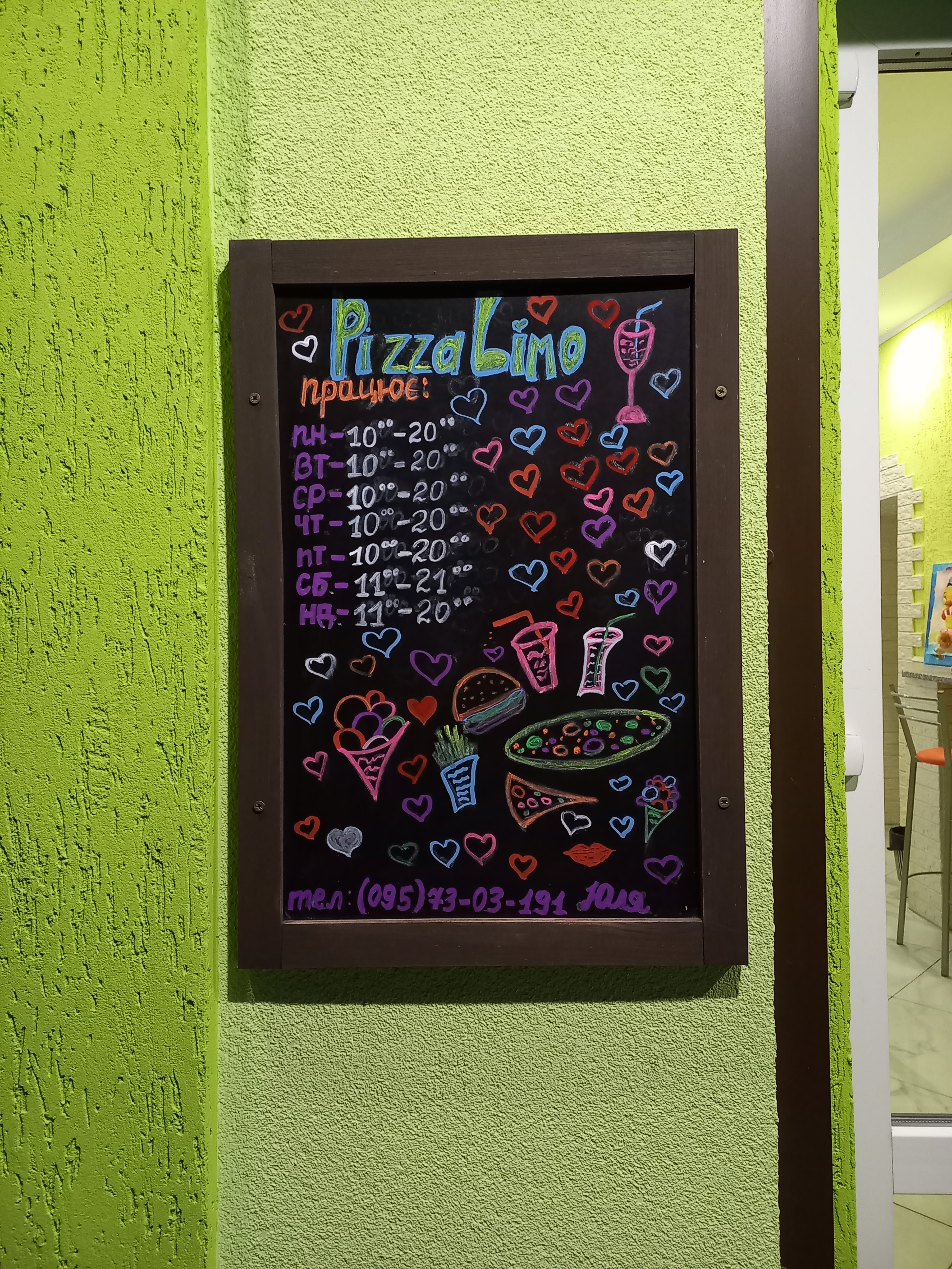 Pizza Limo menu 10