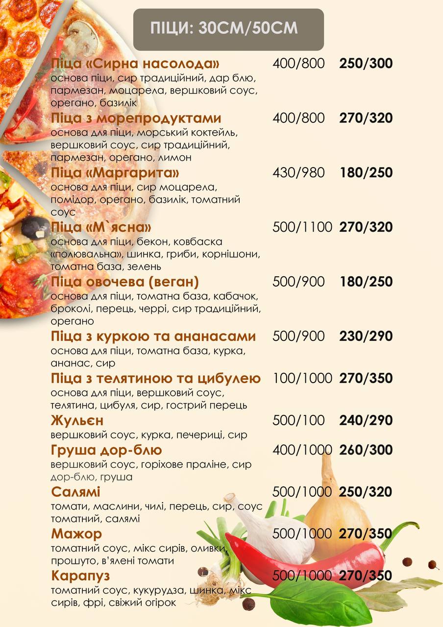 "Blik" Kafe-Restoran menu 7