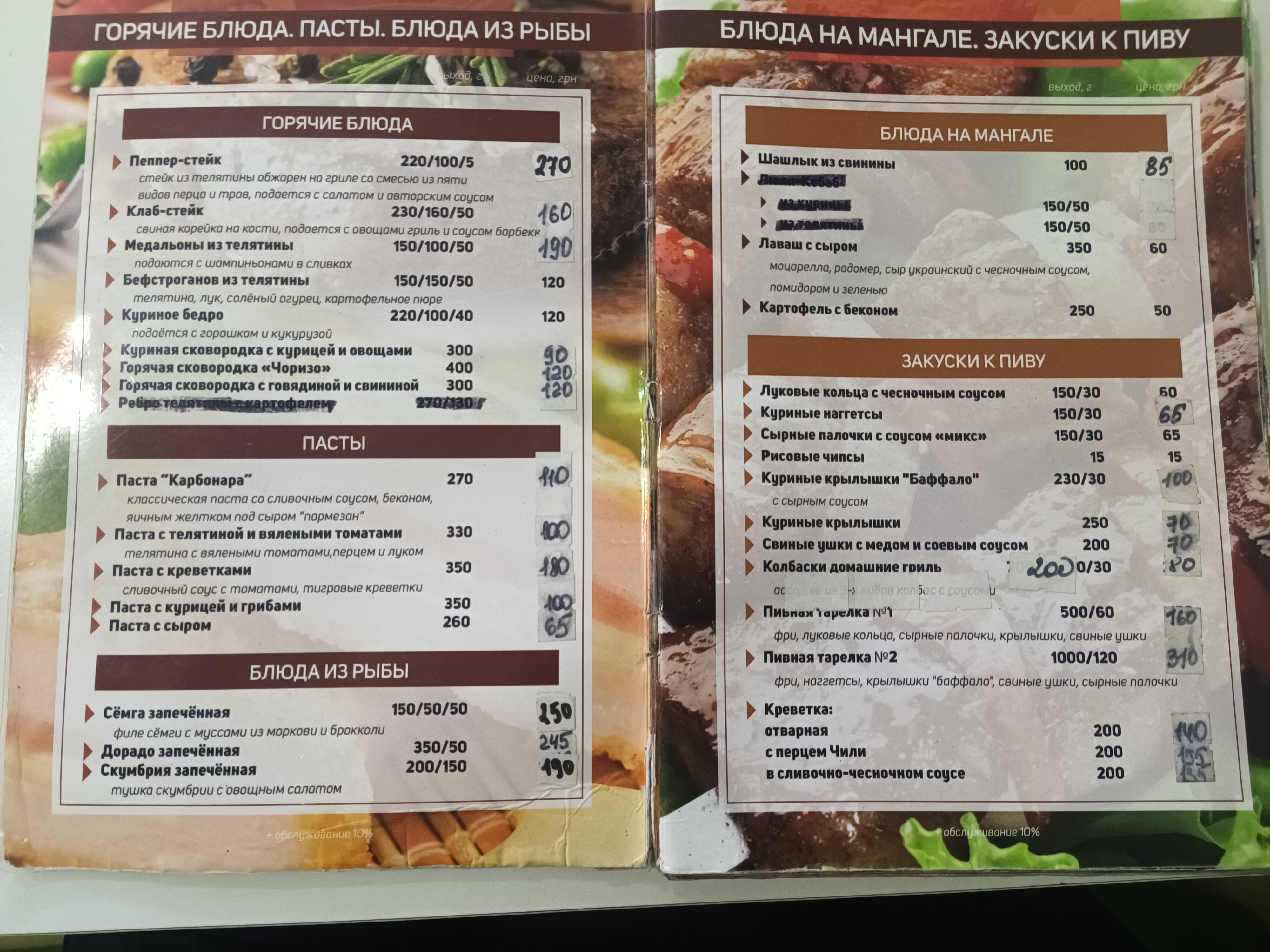 cafe F1 menu 2