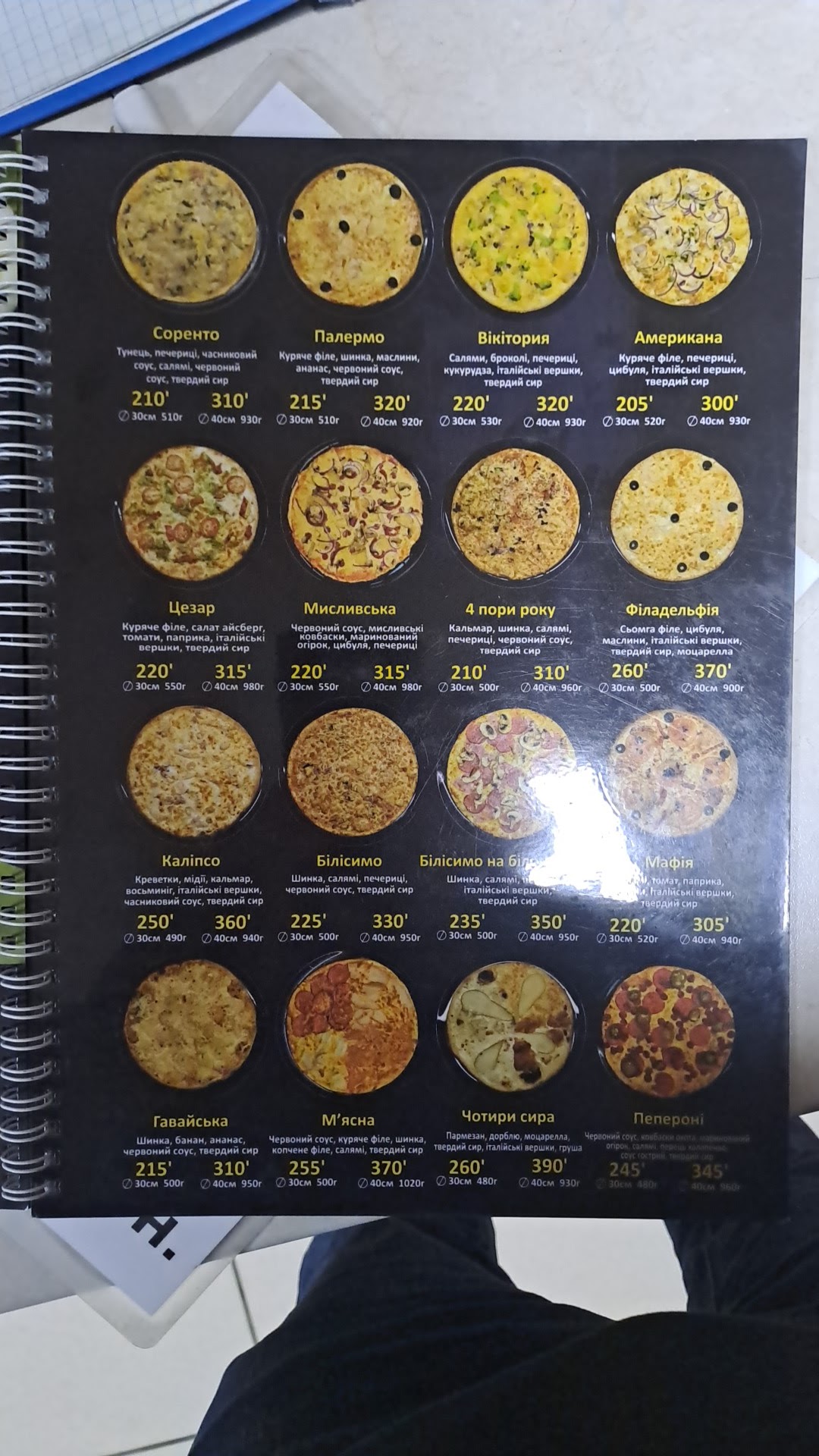 Мадагаскар menu 2