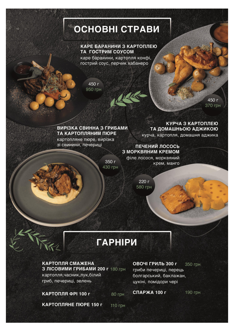 Club Chalet - Комплекс сімейного відпочинку menu 1