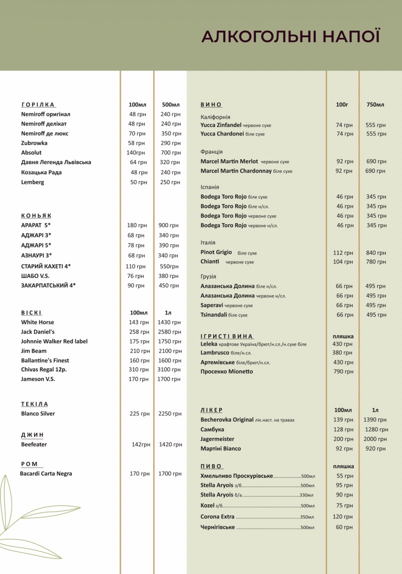 Vet Hotelʹ-Restoran menu 3
