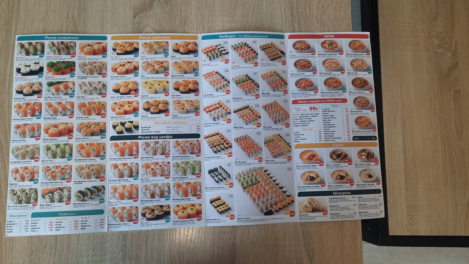 Sushi Story menu 1