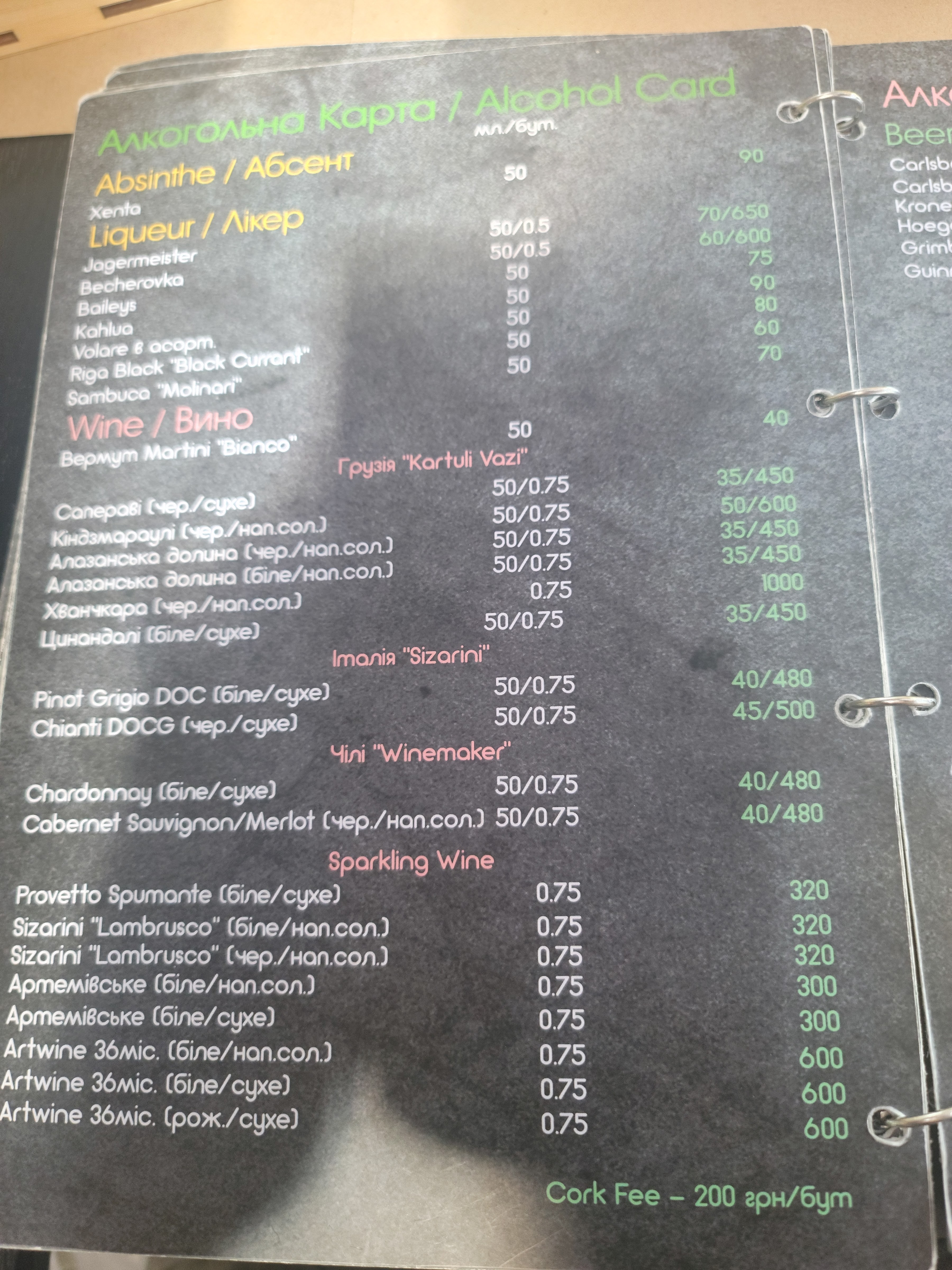 Riverside | Ріверсайд menu 9
