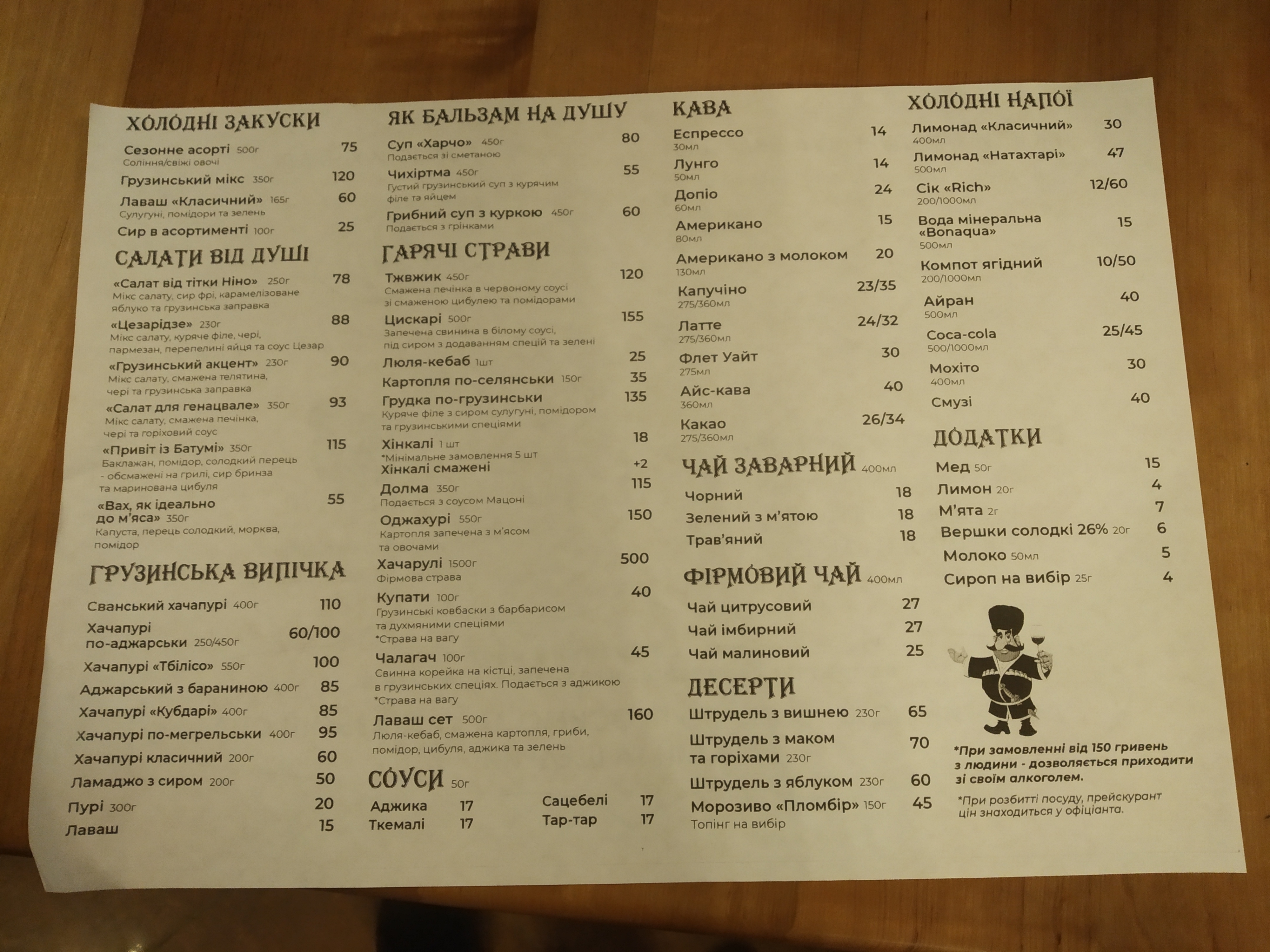 ХачаРулІ menu 4