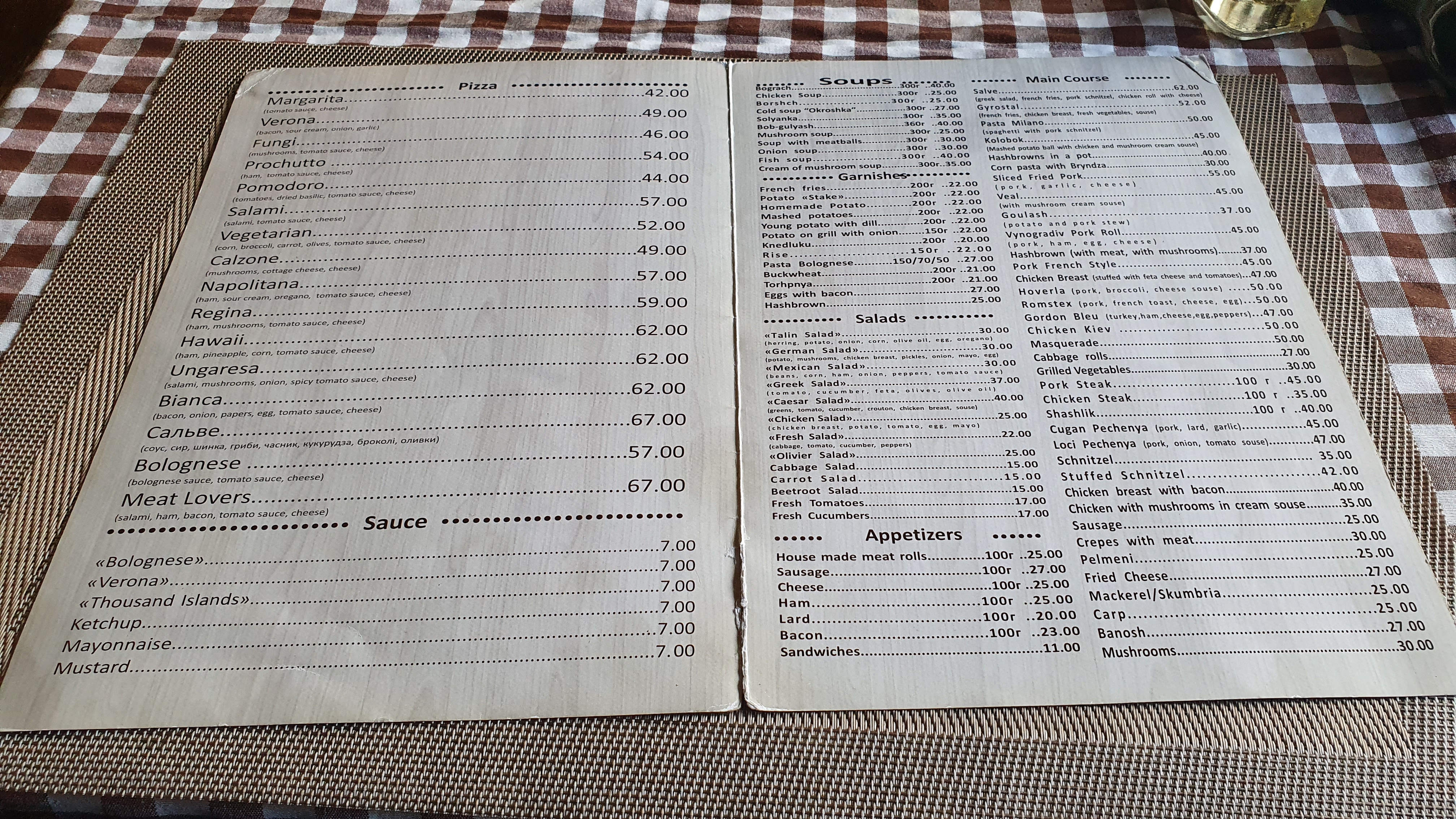 Salve menu 2