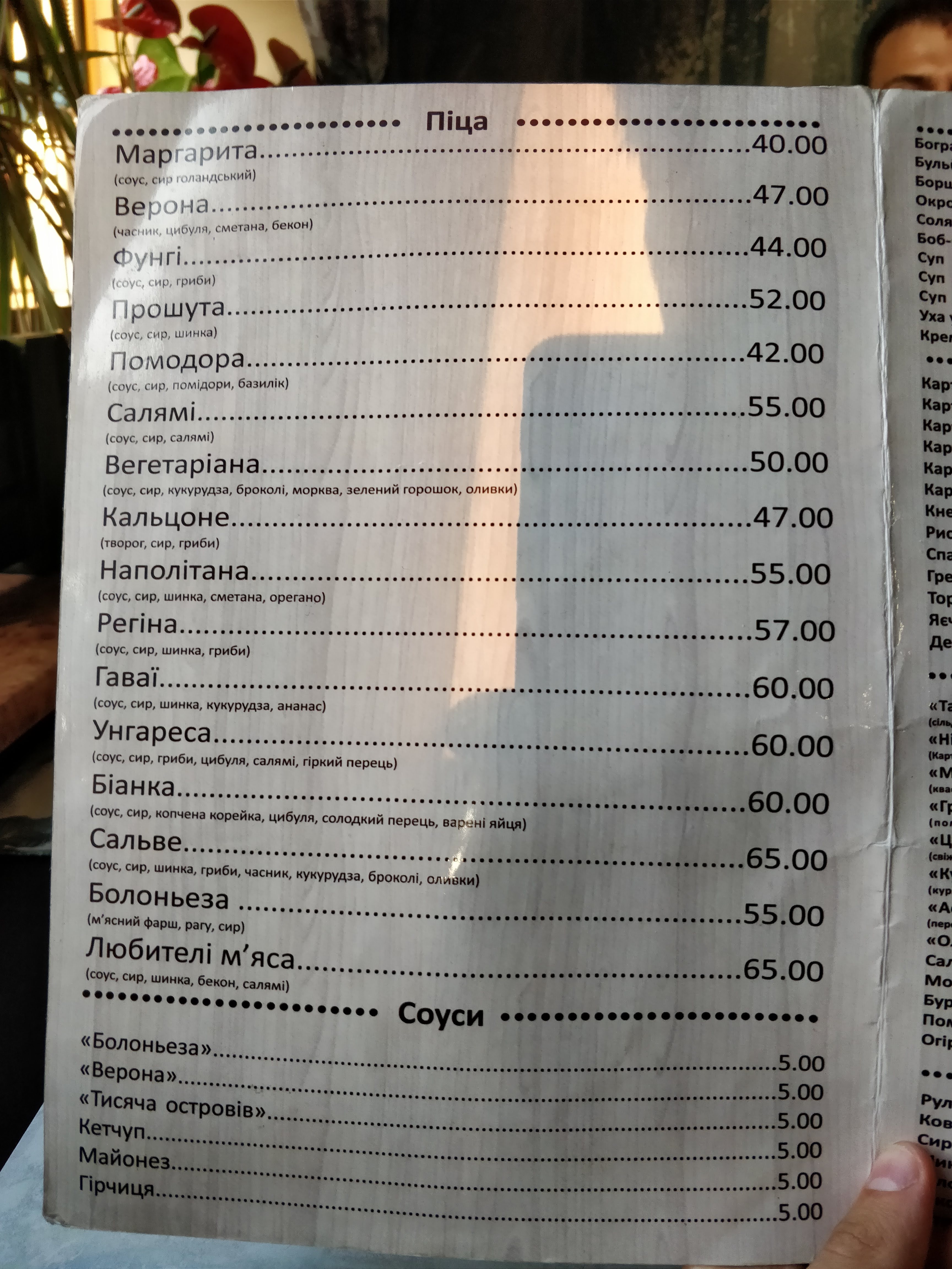 Salve menu 7