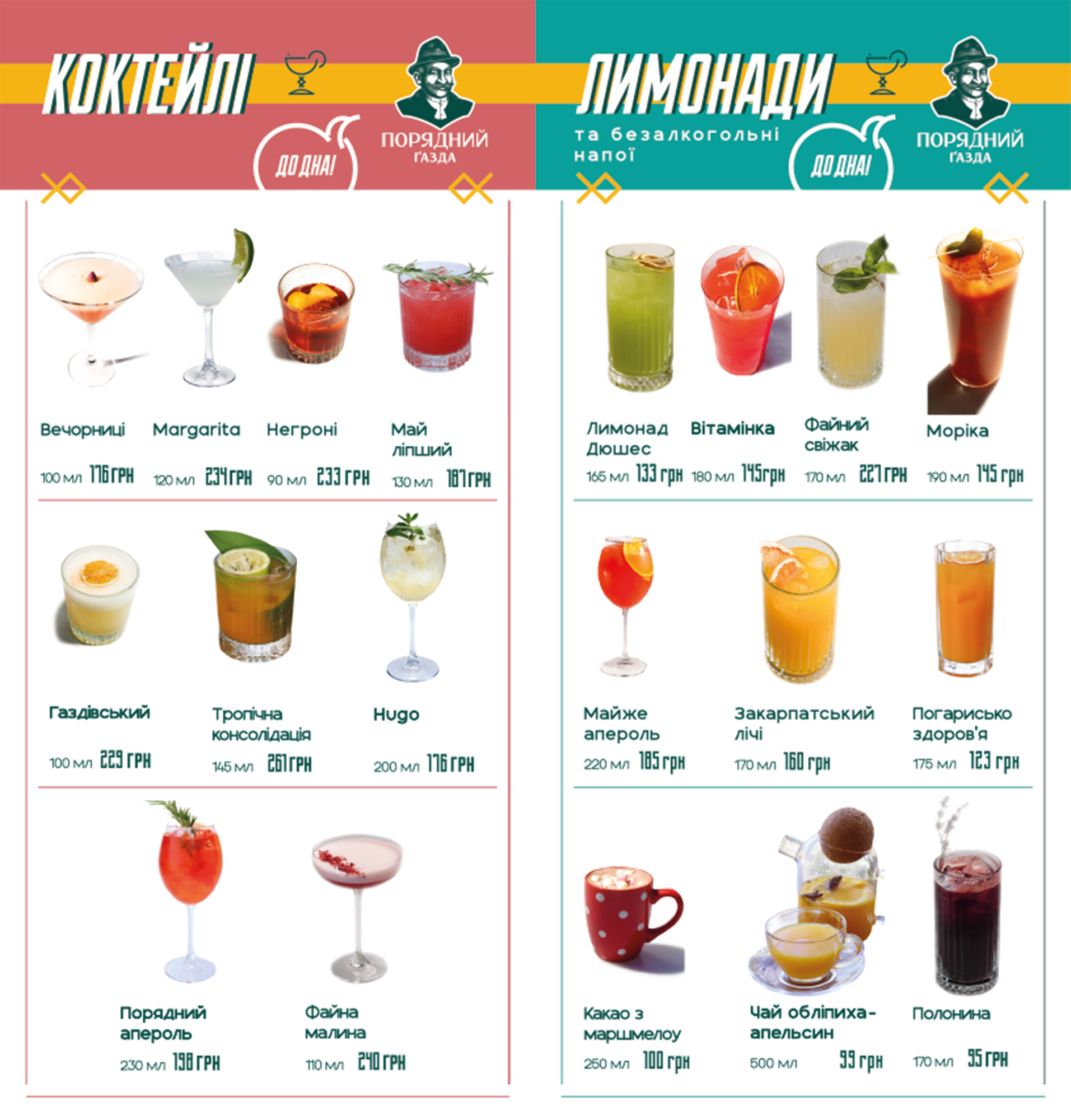 Порядний Ґазда menu 5