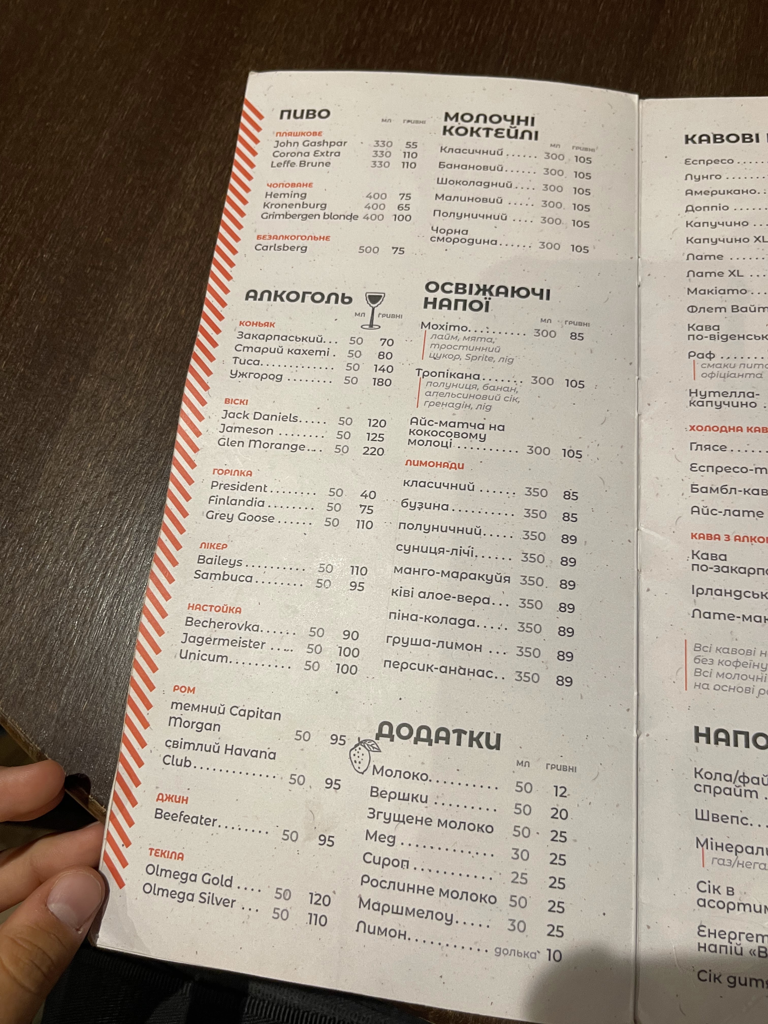 Mako menu 1