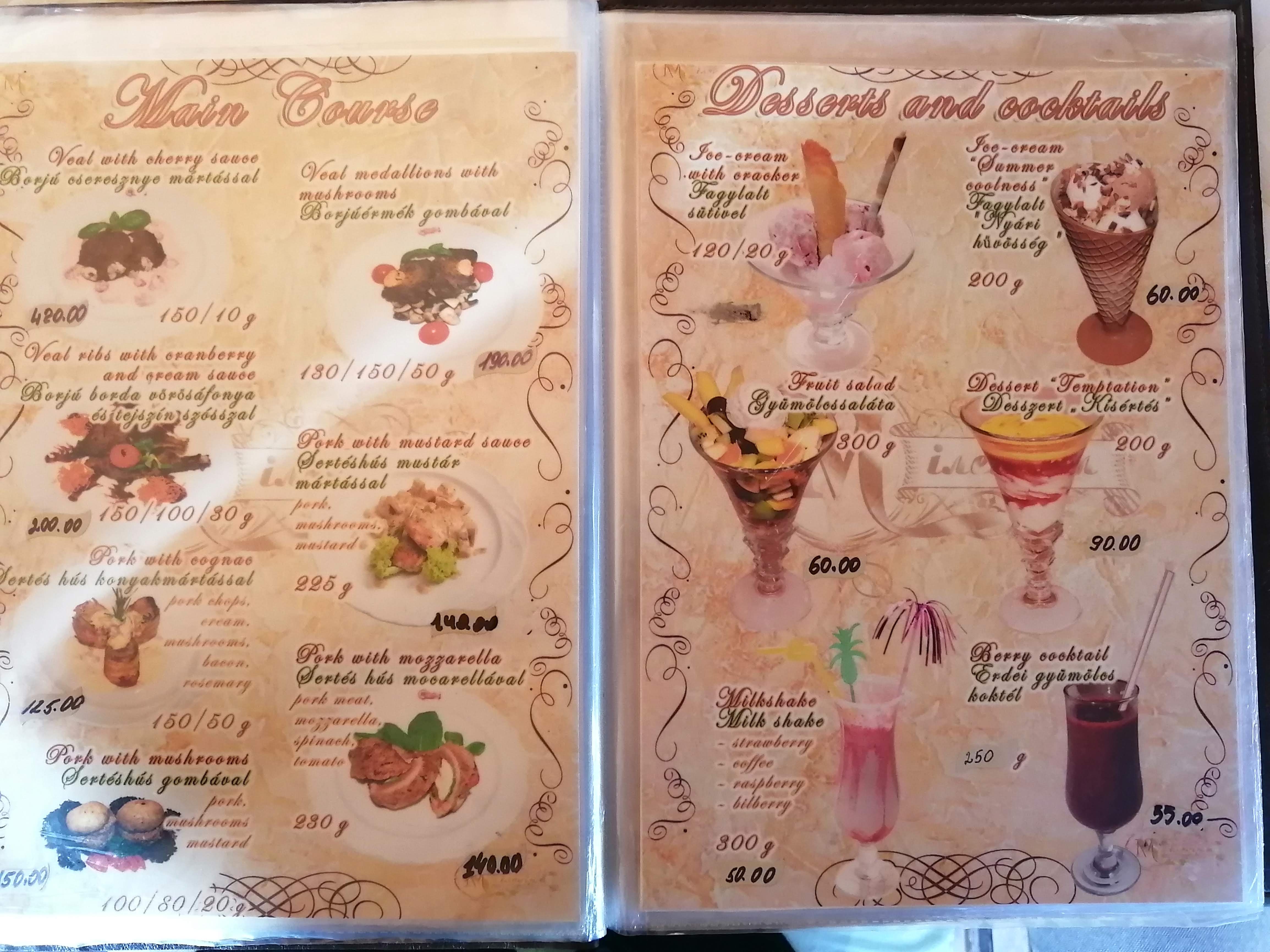 Milenium menu 6