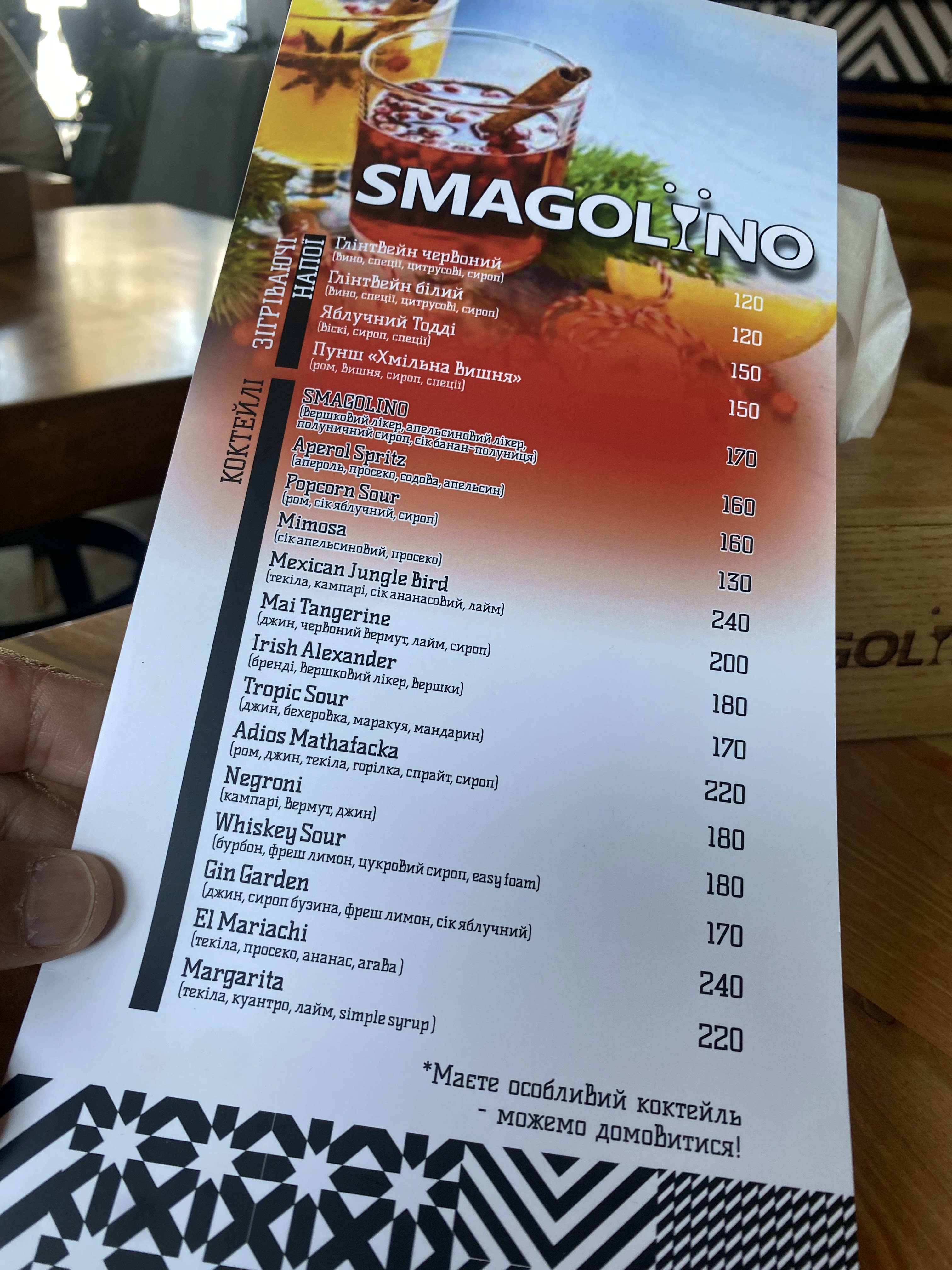 Кафе-кондитерська Smagolino menu 8