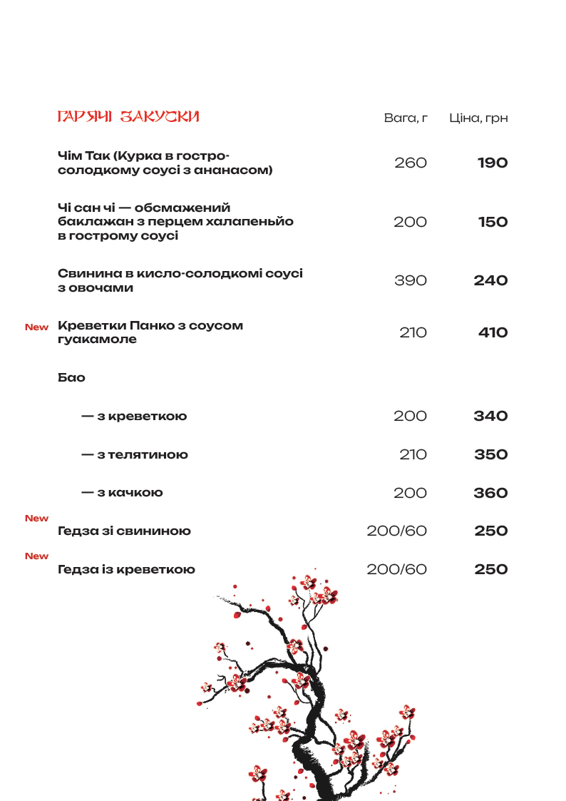 Sake Lounge. Ресторан азійської кухні. Тераса з кальянами. DJ-сети щовихідних. menu 4