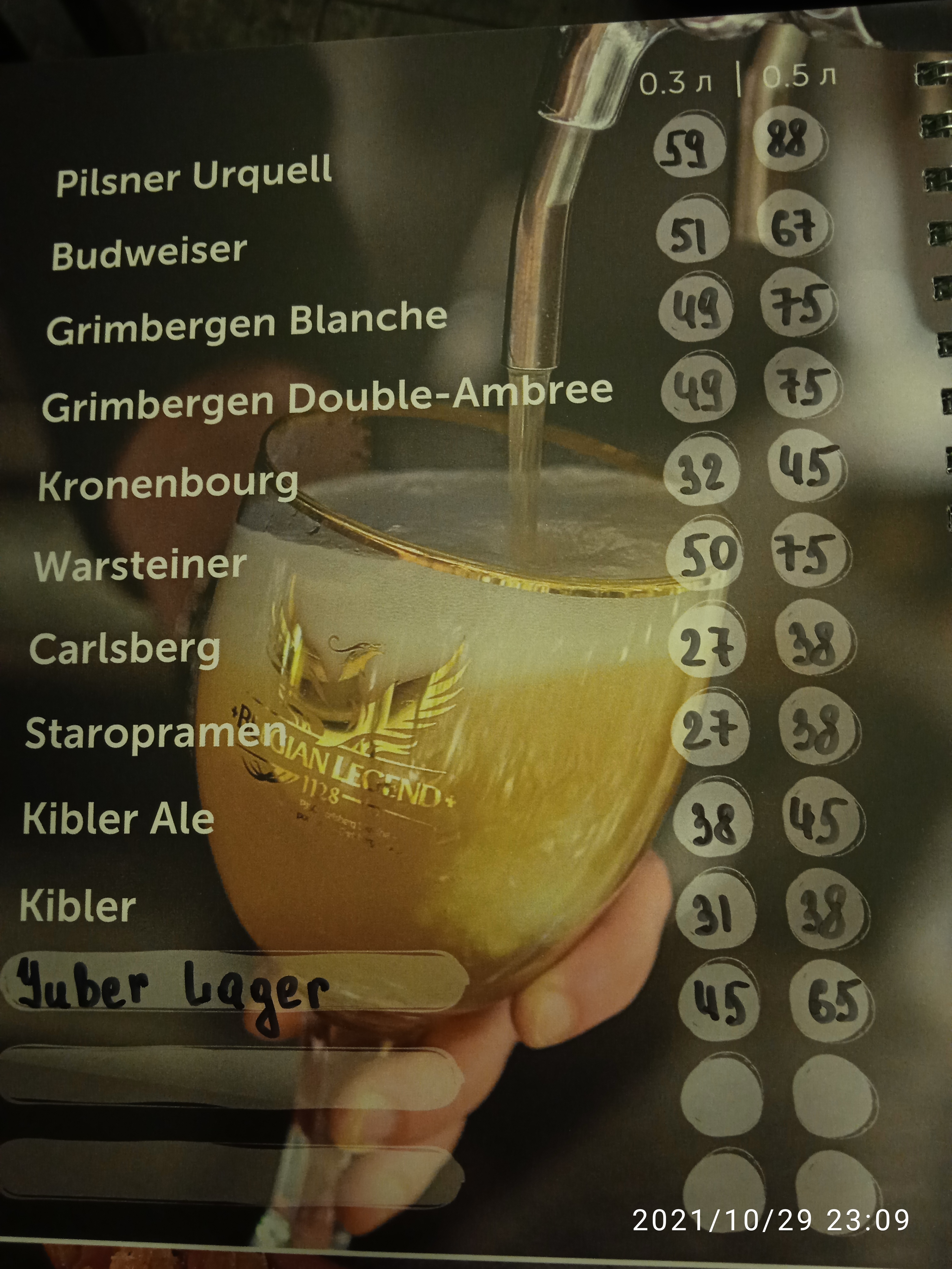 Pub House menu 11