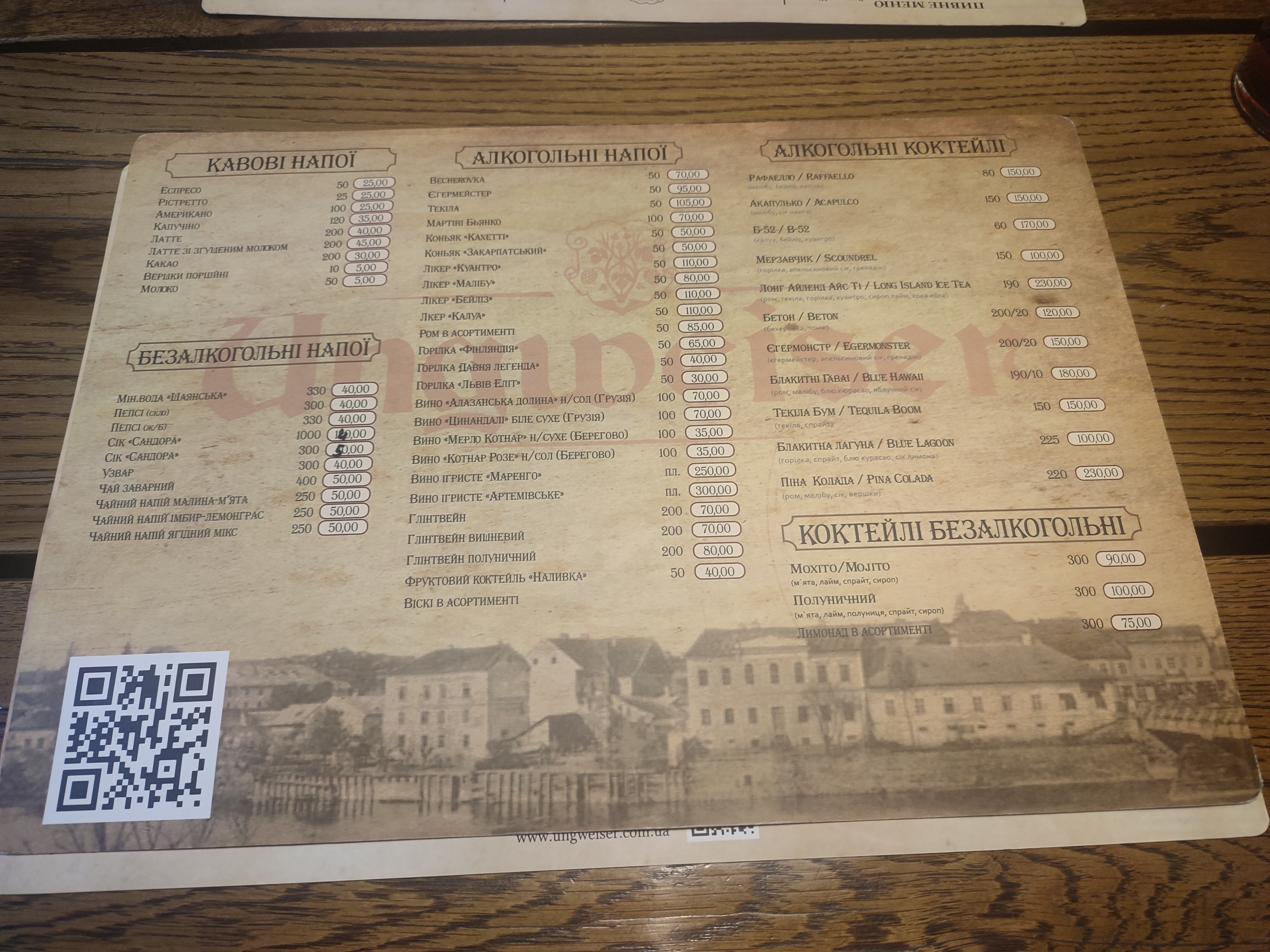 Ungweiser menu 7