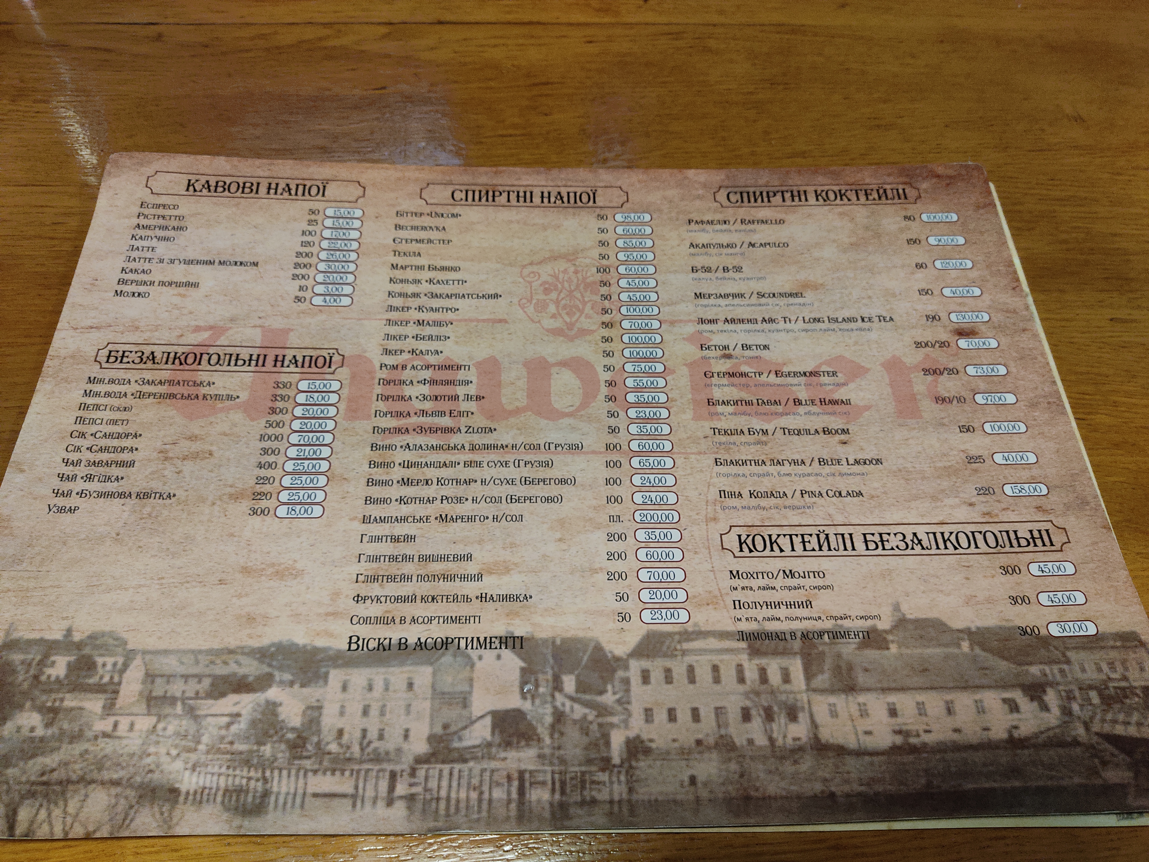 Ungweiser menu 11