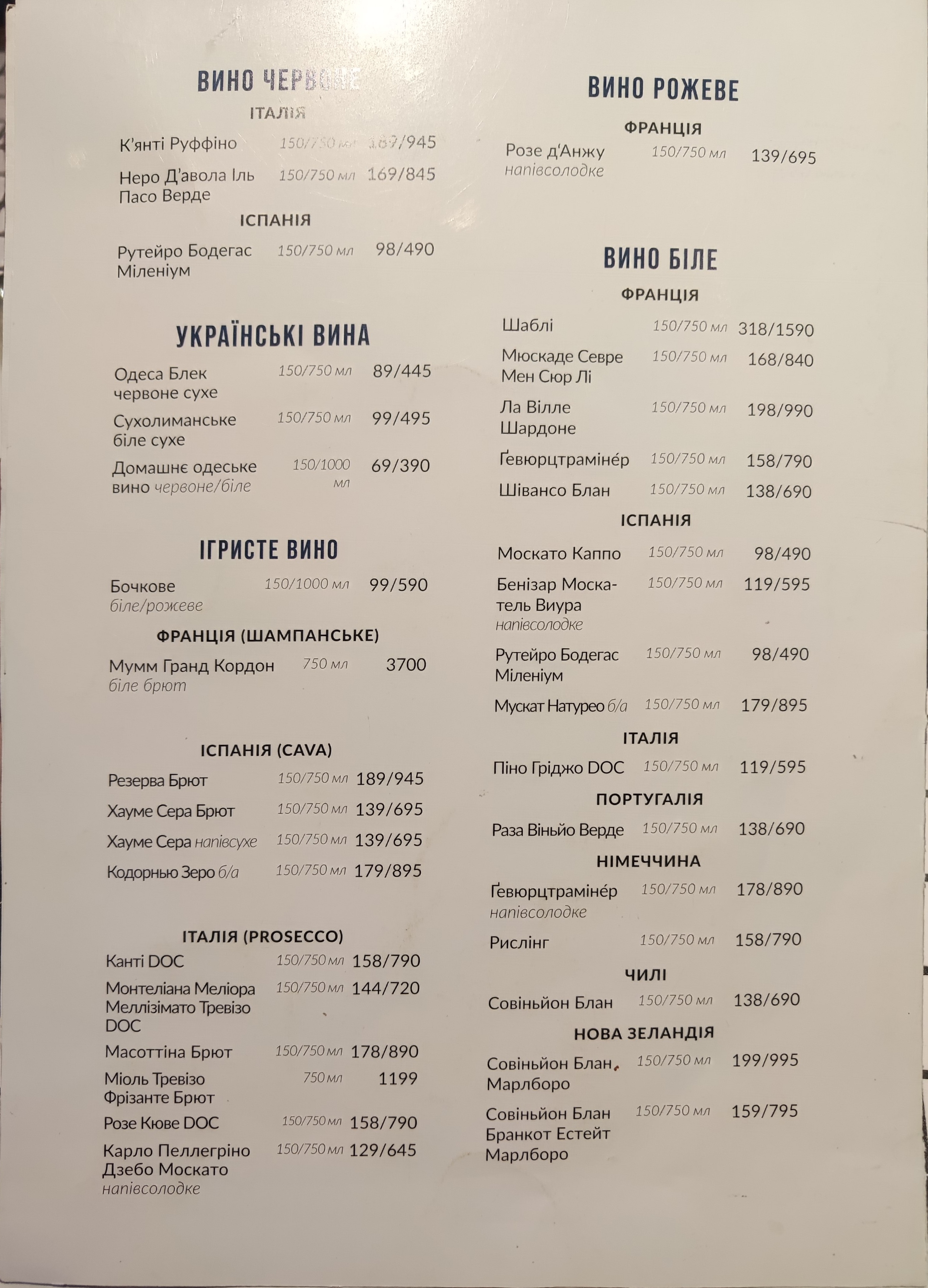 Чорноморка menu 2